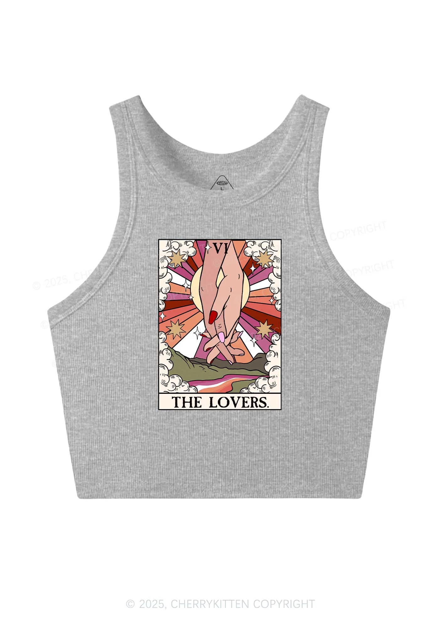 The Lesbian Lovers Y2K Crop Tank Top Cherrykitten - Image 4
