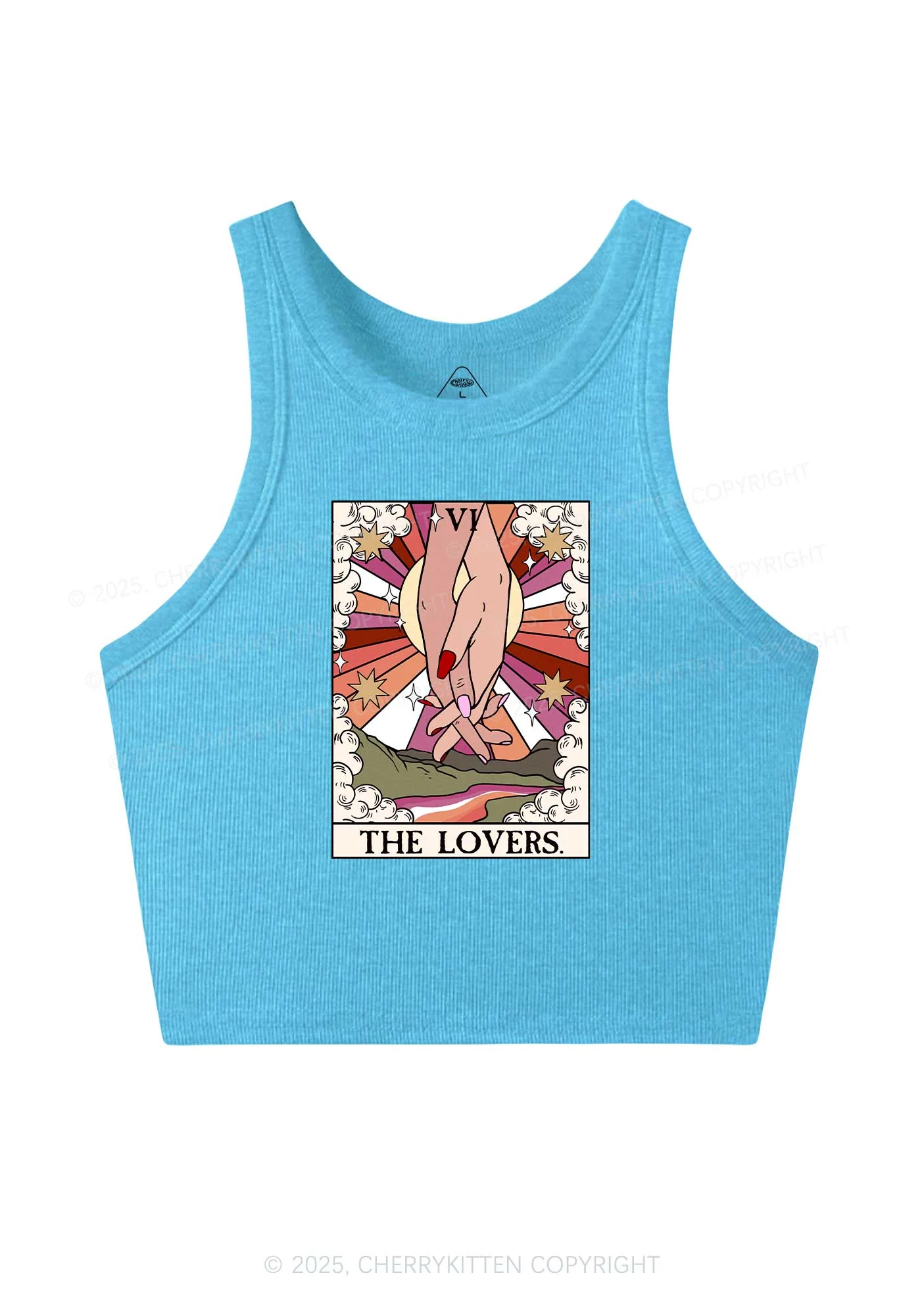 The Lesbian Lovers Y2K Crop Tank Top Cherrykitten - Image 5