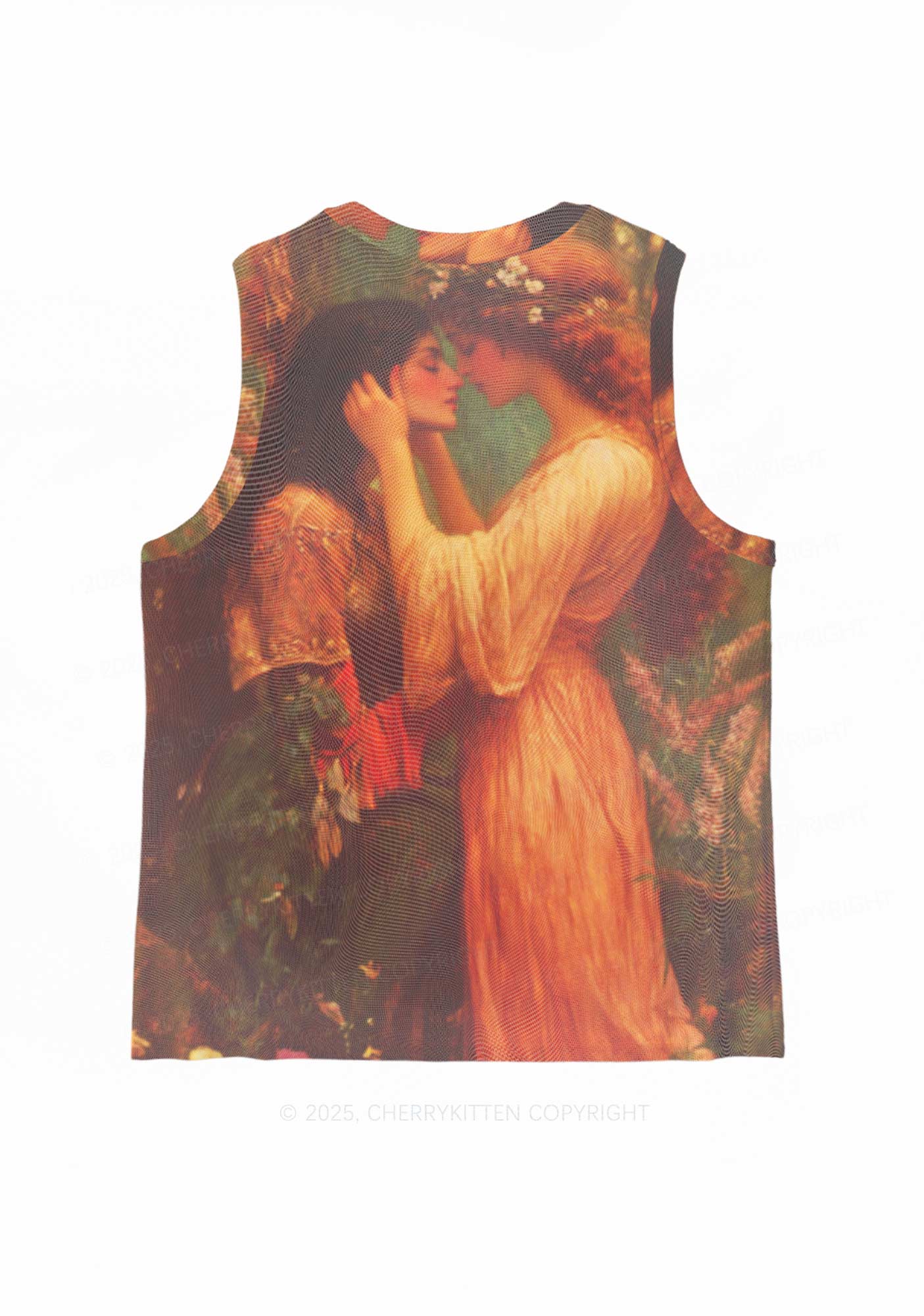 The Lesbians Pride Y2K Mesh Muscle Tank Cherrykitten - Image 3