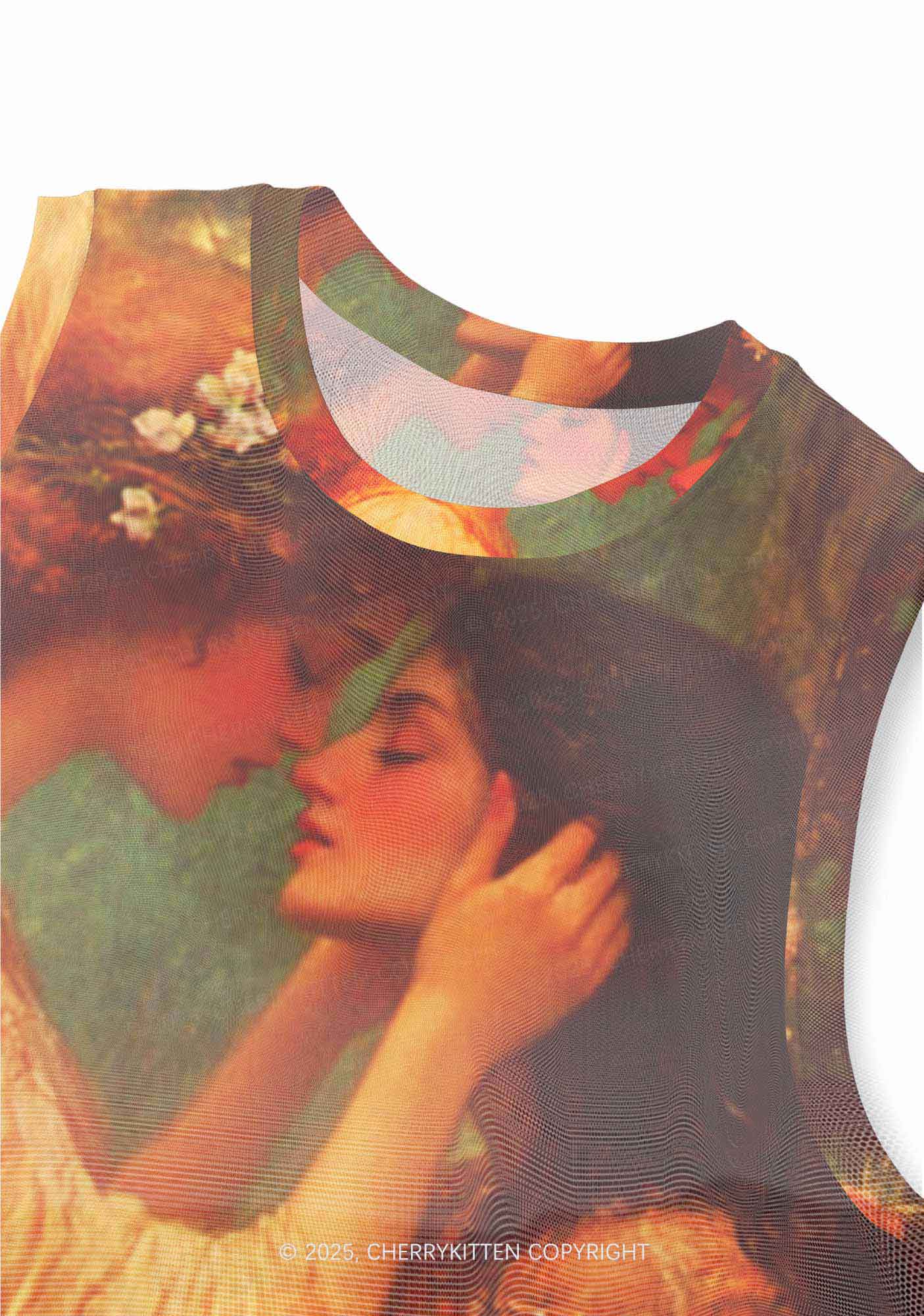 The Lesbians Pride Y2K Mesh Muscle Tank Cherrykitten - Image 5