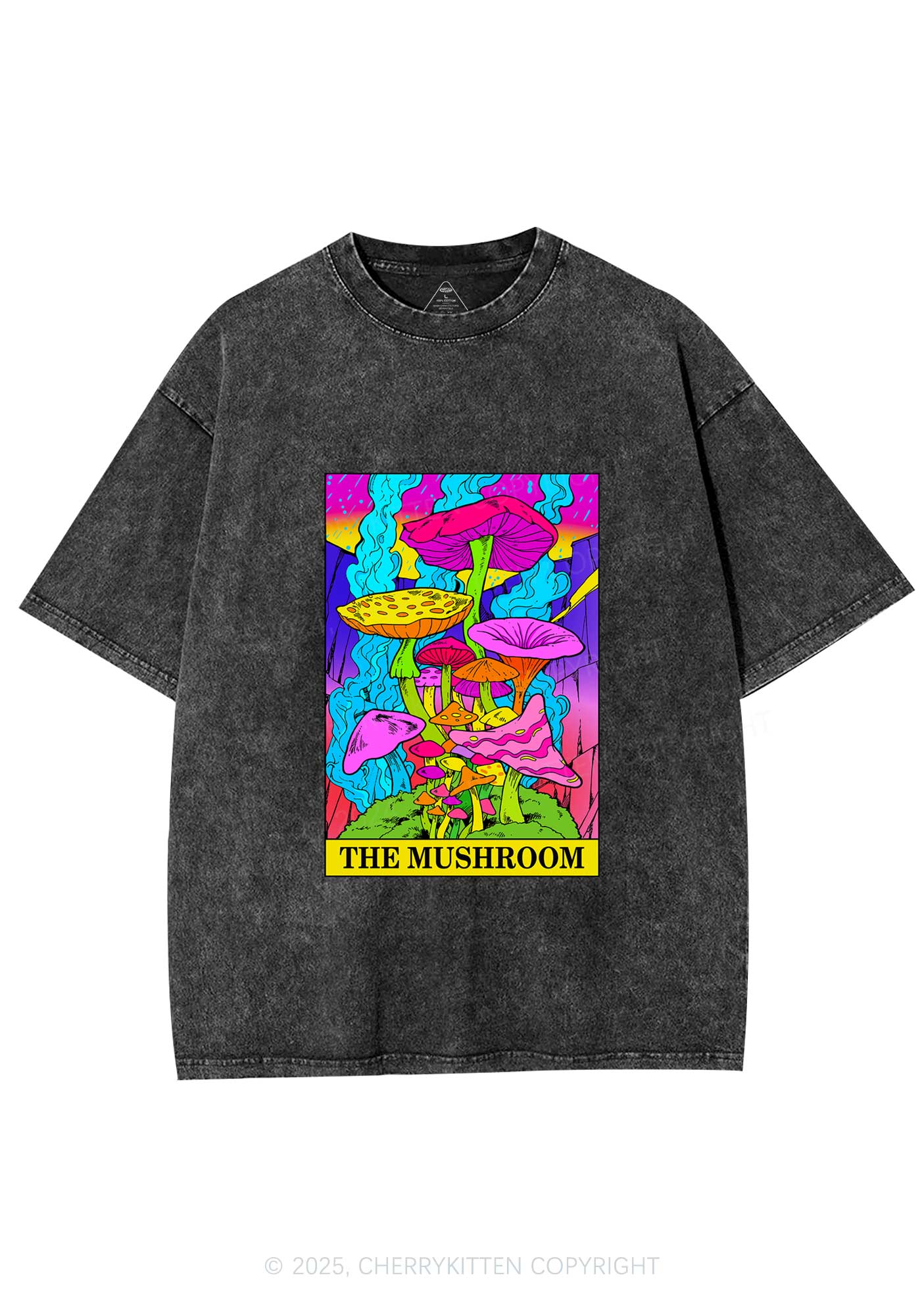 The Mushroom Y2K Washed Tee Cherrykitten - Image 3