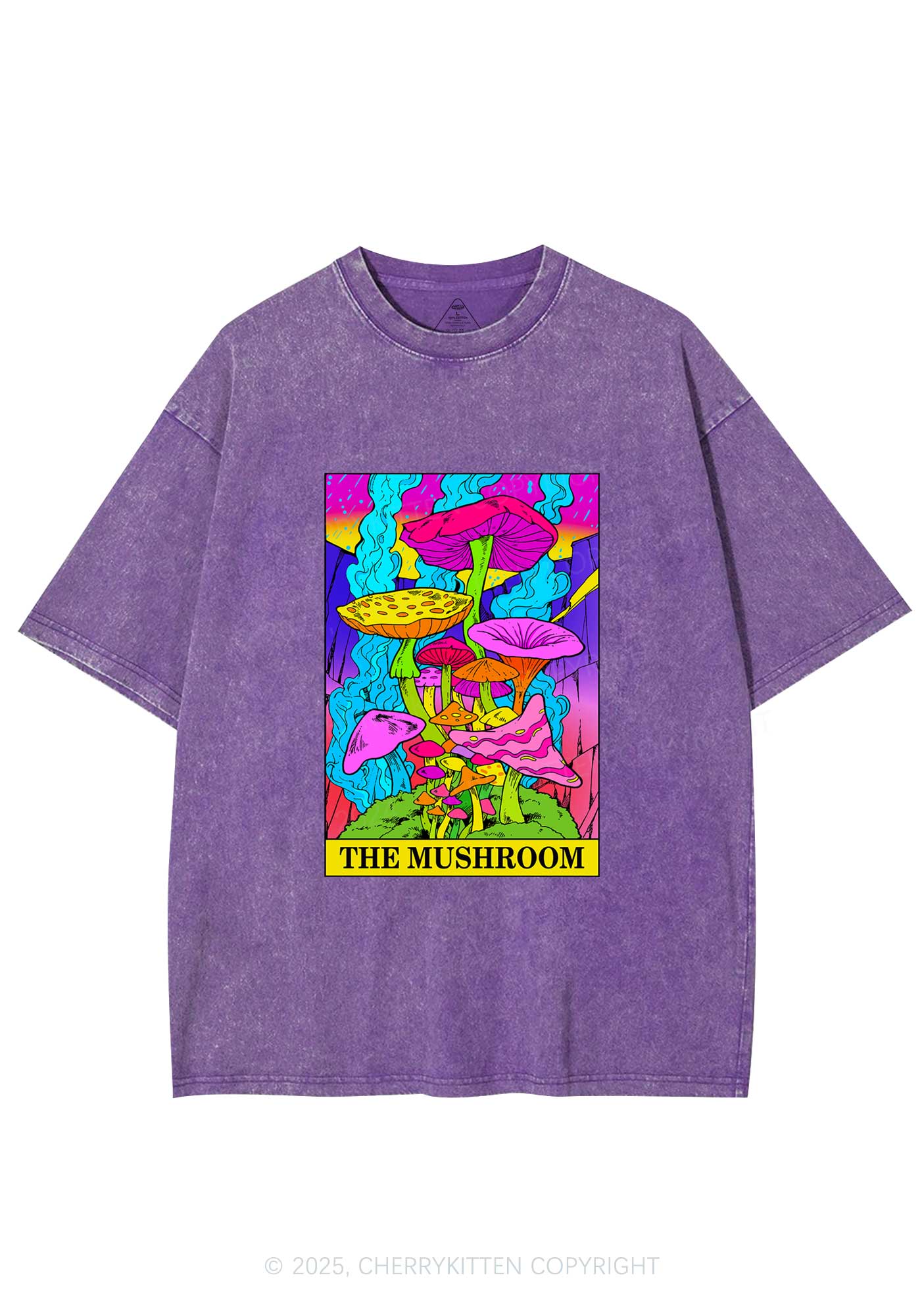 The Mushroom Y2K Washed Tee Cherrykitten - Image 4
