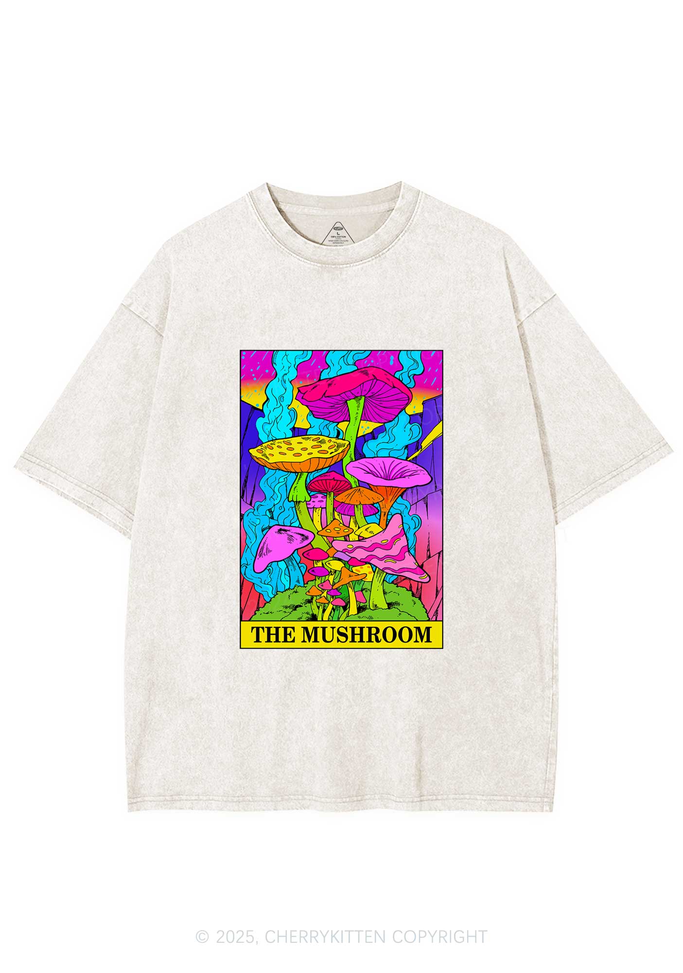 The Mushroom Y2K Washed Tee Cherrykitten - Image 5