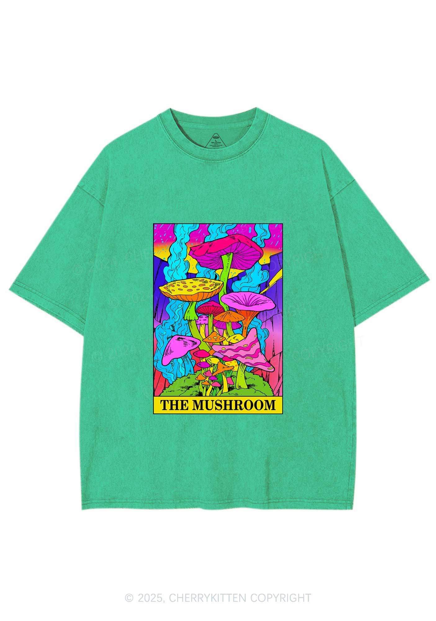 The Mushroom Y2K Washed Tee Cherrykitten - Image 6