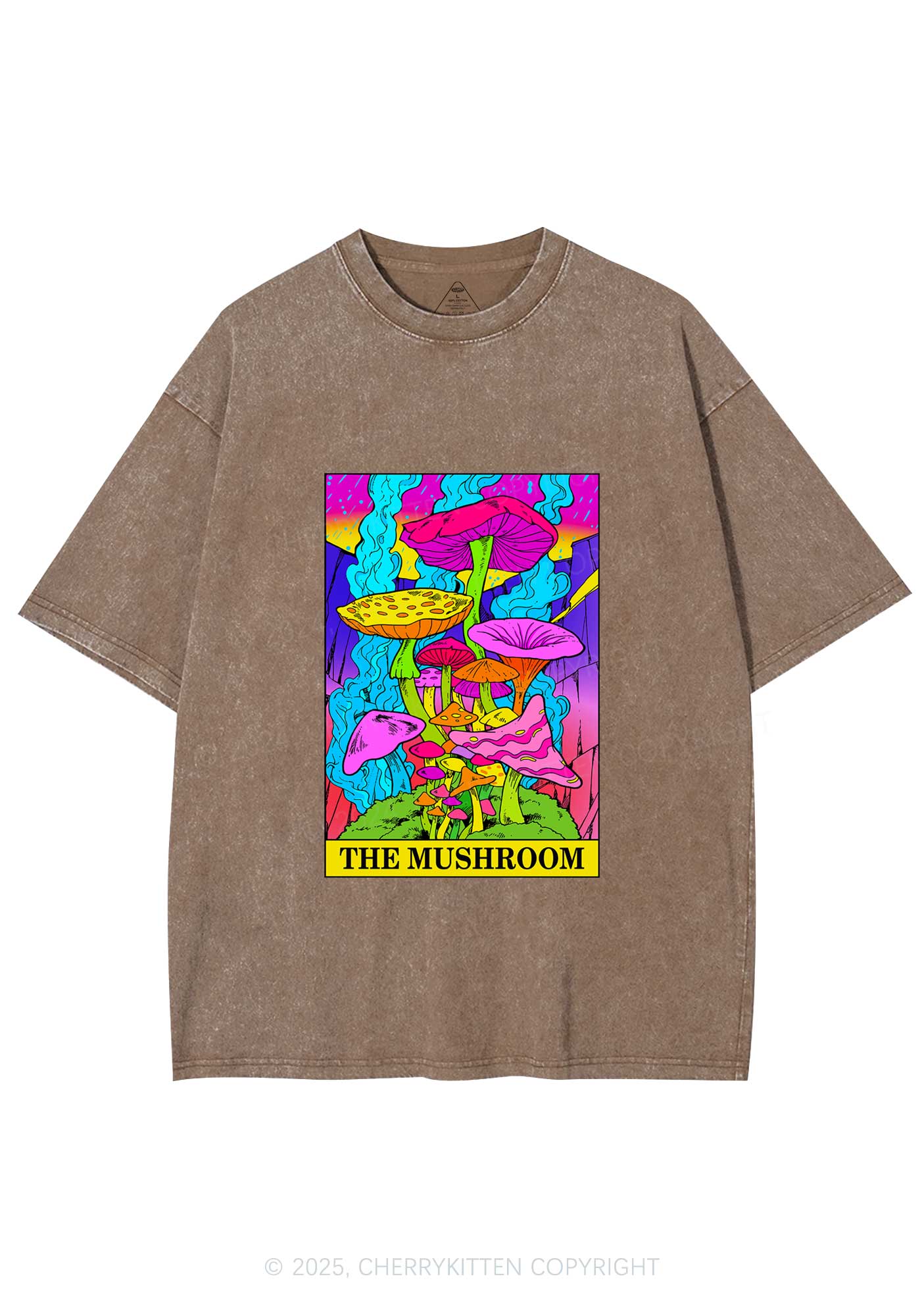 The Mushroom Y2K Washed Tee Cherrykitten - Image 7