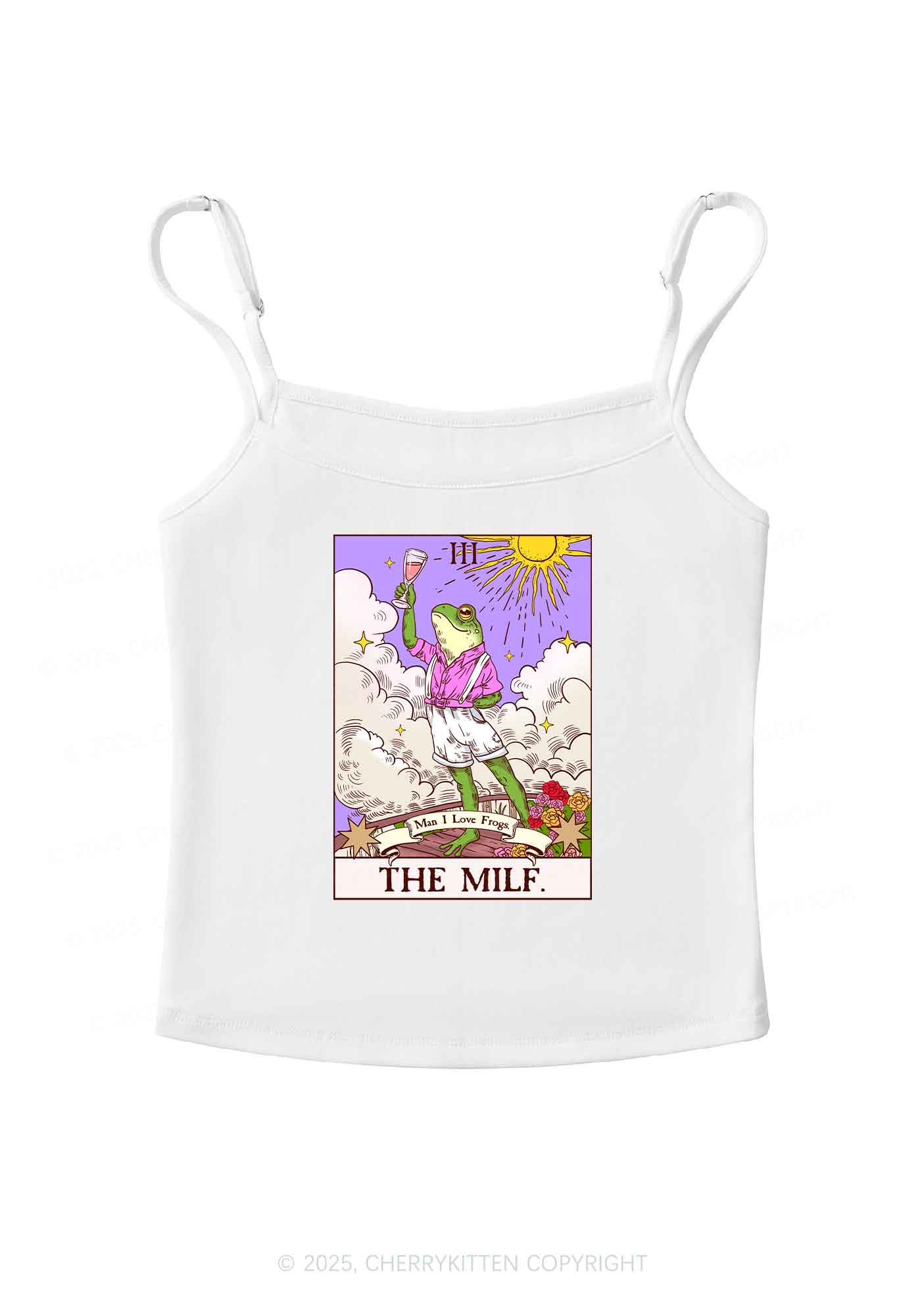 The Mxxf Frog Y2K Spaghetti Strap Cami Cherrykitten - Image 4