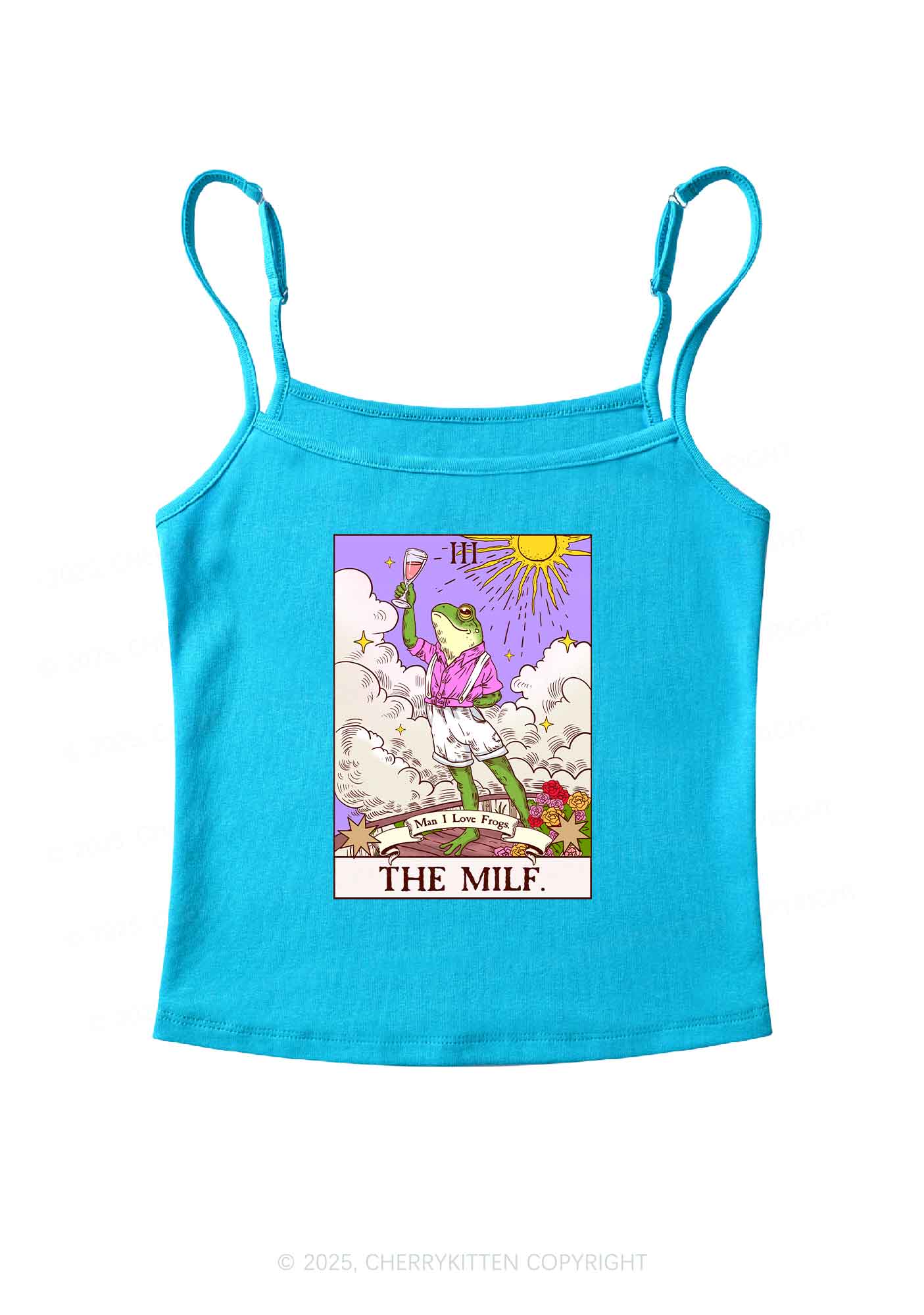 The Mxxf Frog Y2K Spaghetti Strap Cami Cherrykitten - Image 5