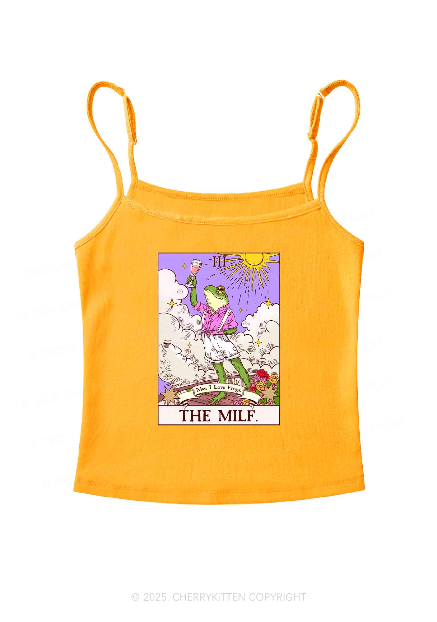 The Mxxf Frog Y2K Spaghetti Strap Cami Cherrykitten - Image 6