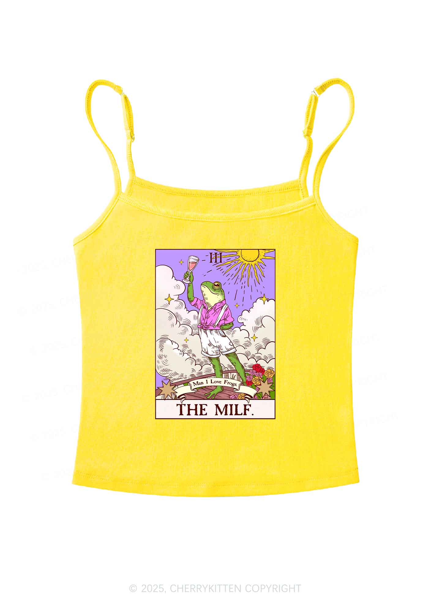 The Mxxf Frog Y2K Spaghetti Strap Cami Cherrykitten - Image 7