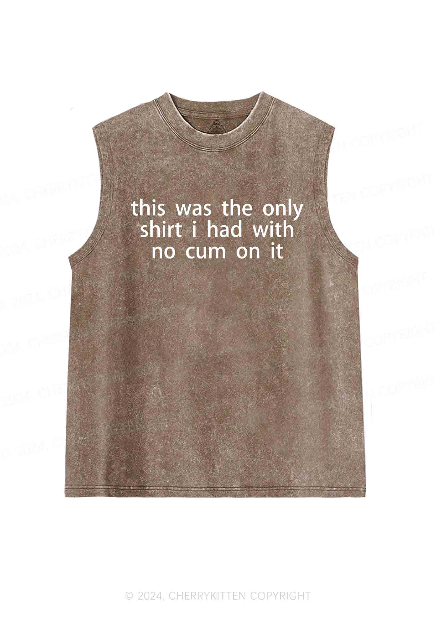 The Only Shirt I Had Y2K Washed Tank Cherrykitten - Image 5