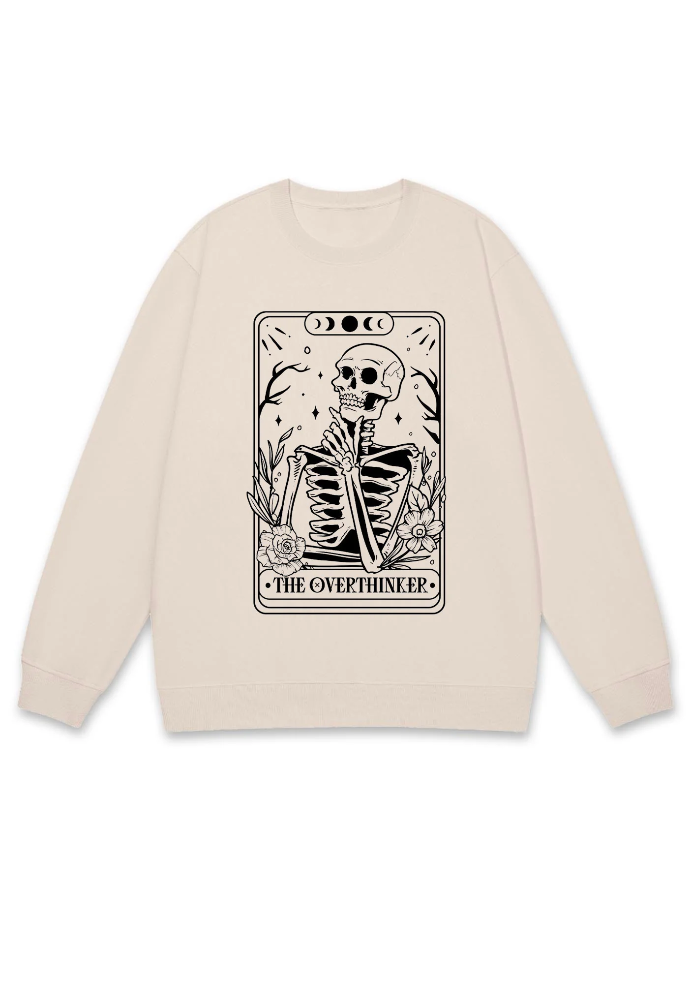 The Overthinker Skeleton Y2K Sweatshirt - Image 3