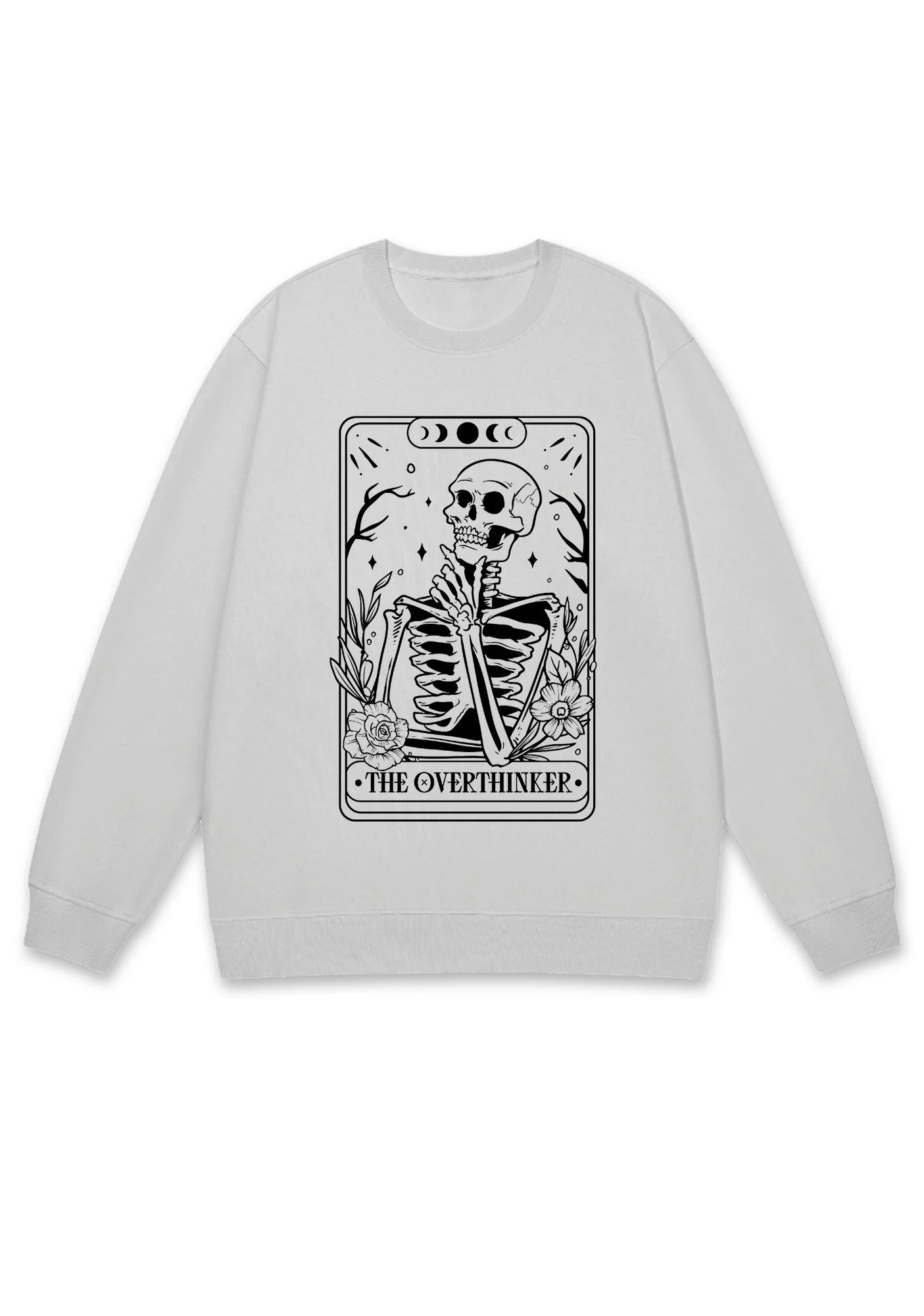 The Overthinker Skeleton Y2K Sweatshirt - Image 4
