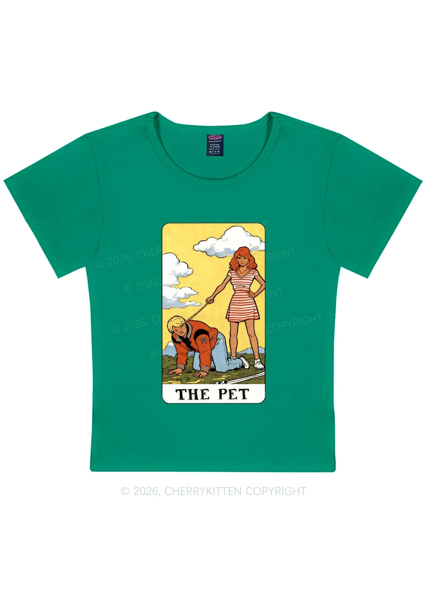 The Pet Y2K Baby Tee Cherrykitten - Image 10