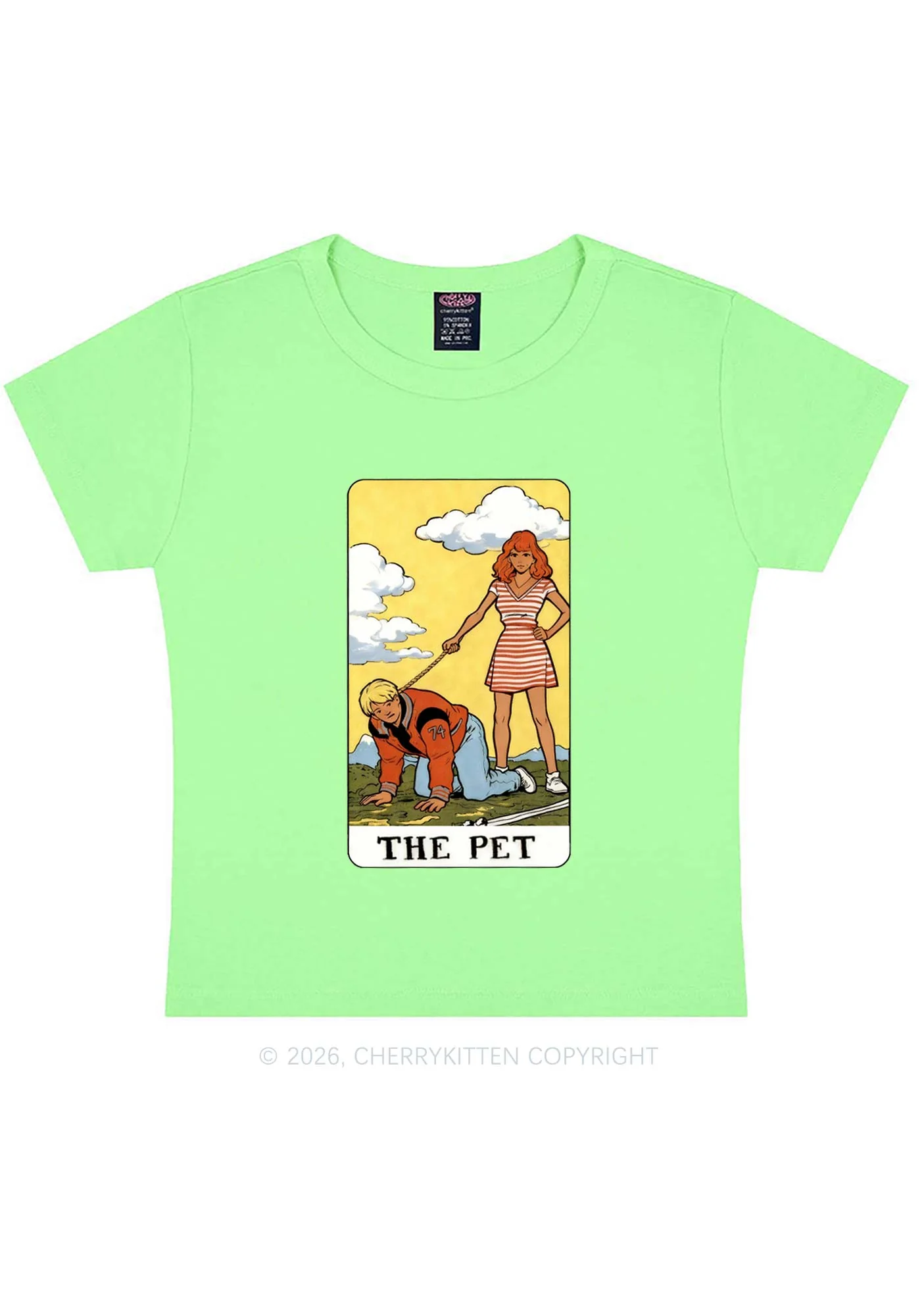 The Pet Y2K Baby Tee Cherrykitten - Image 12