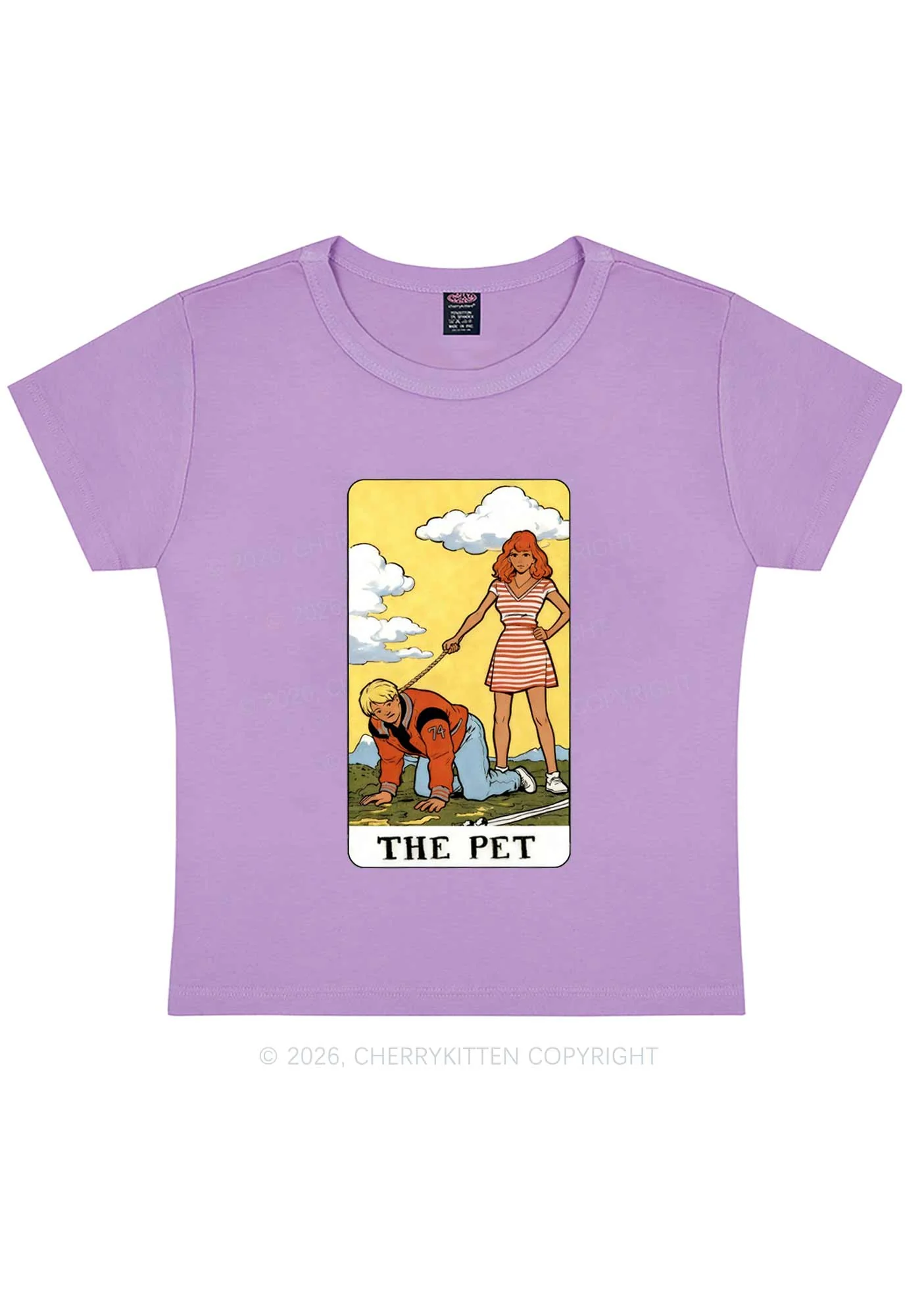 The Pet Y2K Baby Tee Cherrykitten - Image 6