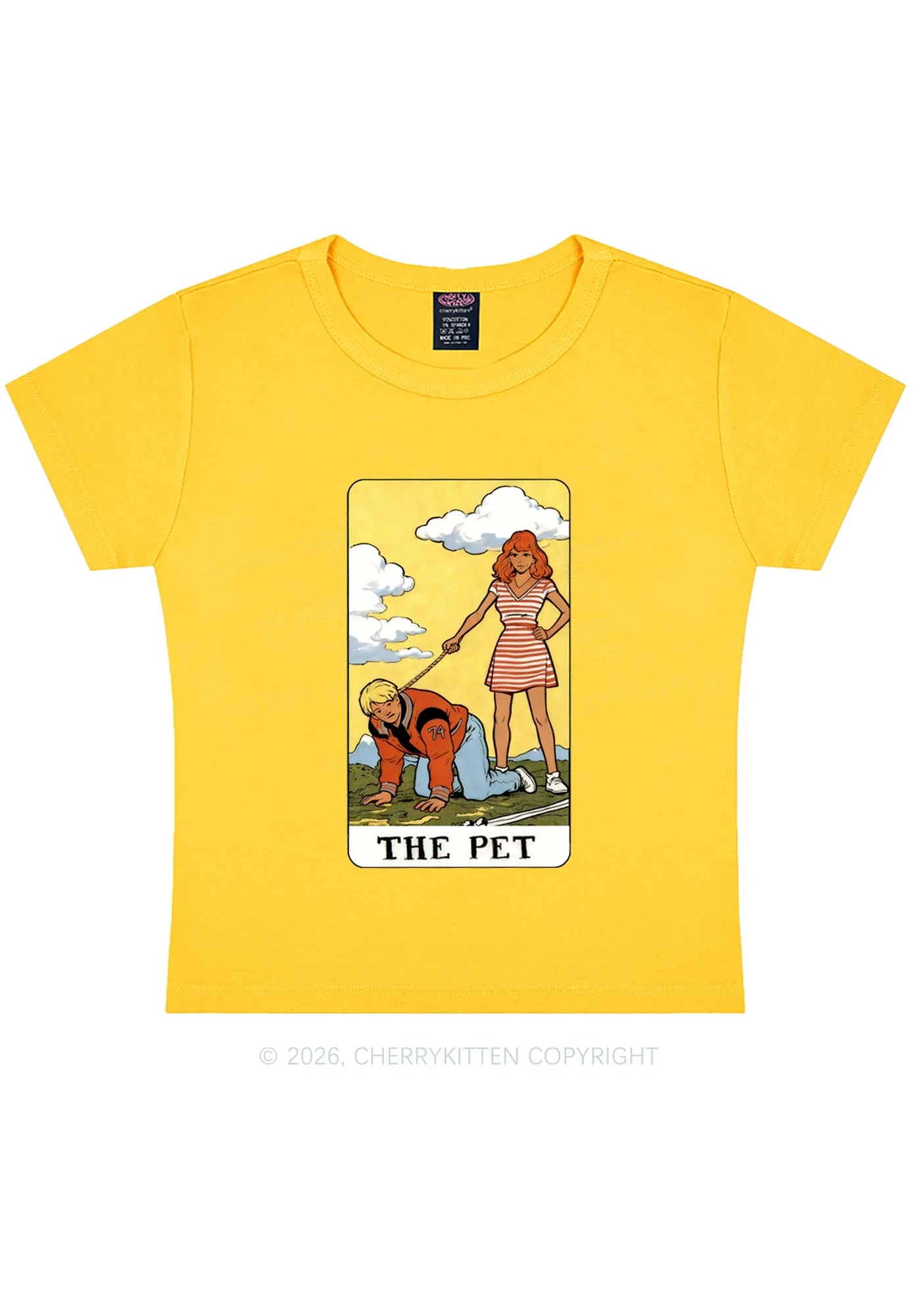 The Pet Y2K Baby Tee Cherrykitten - Image 8