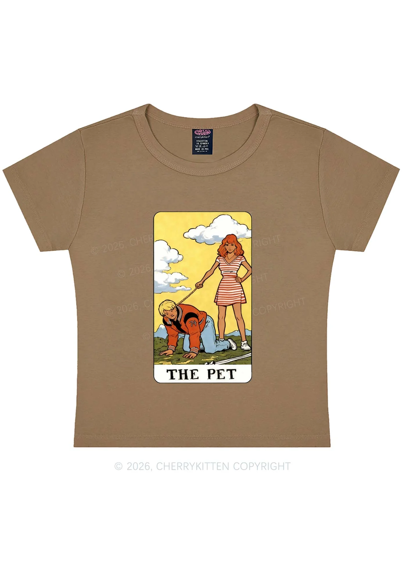 The Pet Y2K Baby Tee Cherrykitten - Image 9