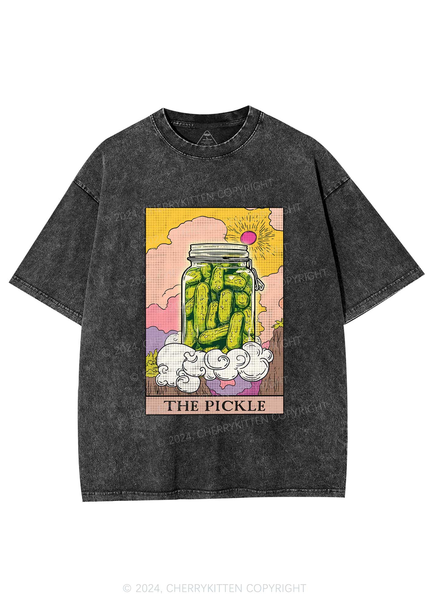 The Pickle Y2K Washed Tee Cherrykitten - Image 3