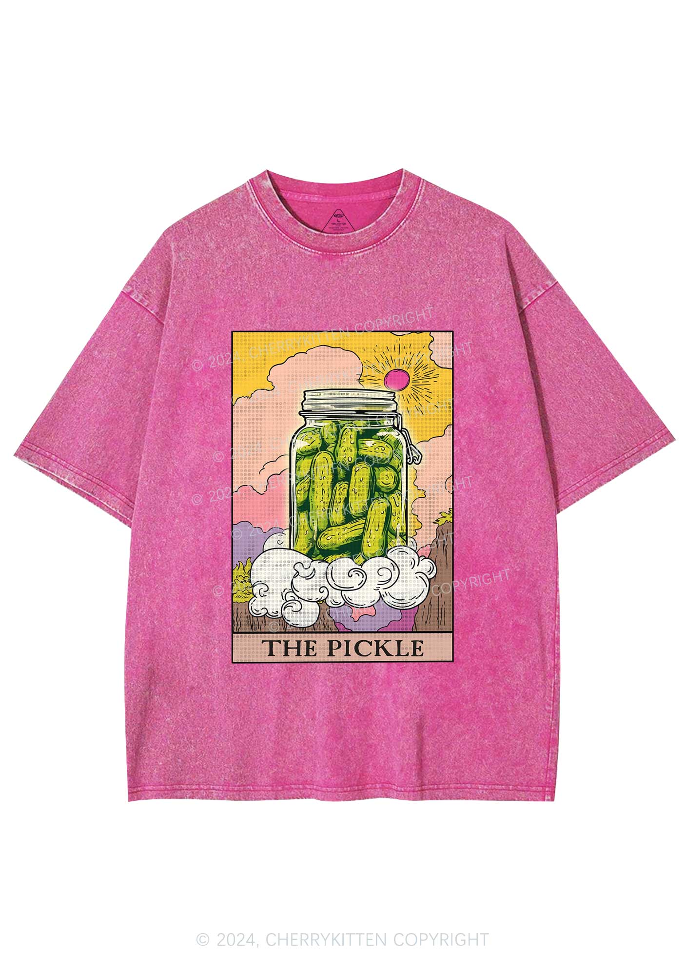 The Pickle Y2K Washed Tee Cherrykitten - Image 4