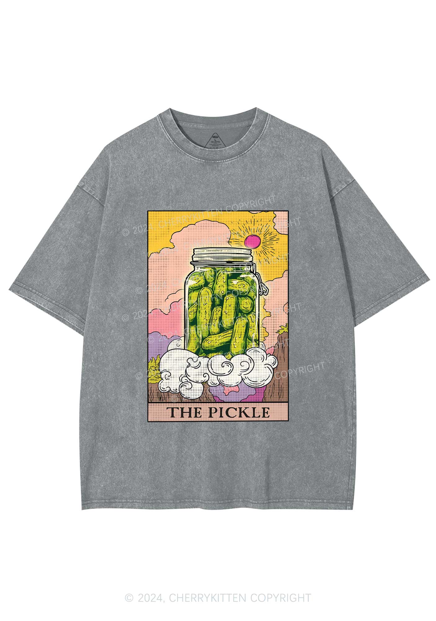 The Pickle Y2K Washed Tee Cherrykitten - Image 6