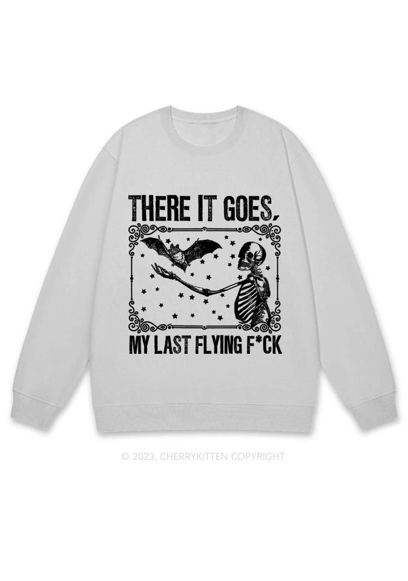 There It Goes Halloween Y2K Sweatshirt Cherrykitten - Image 4