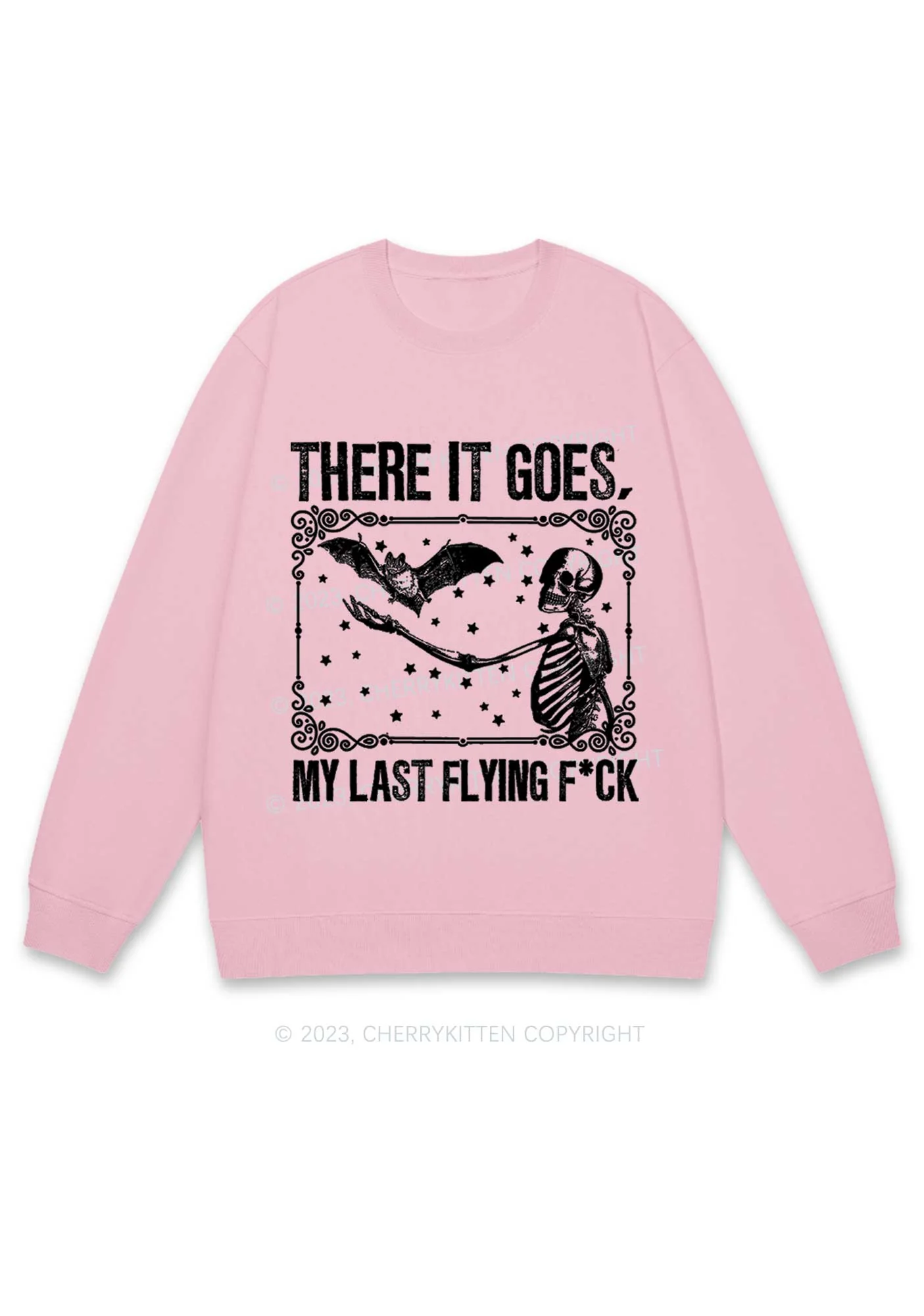 There It Goes Halloween Y2K Sweatshirt Cherrykitten - Image 5