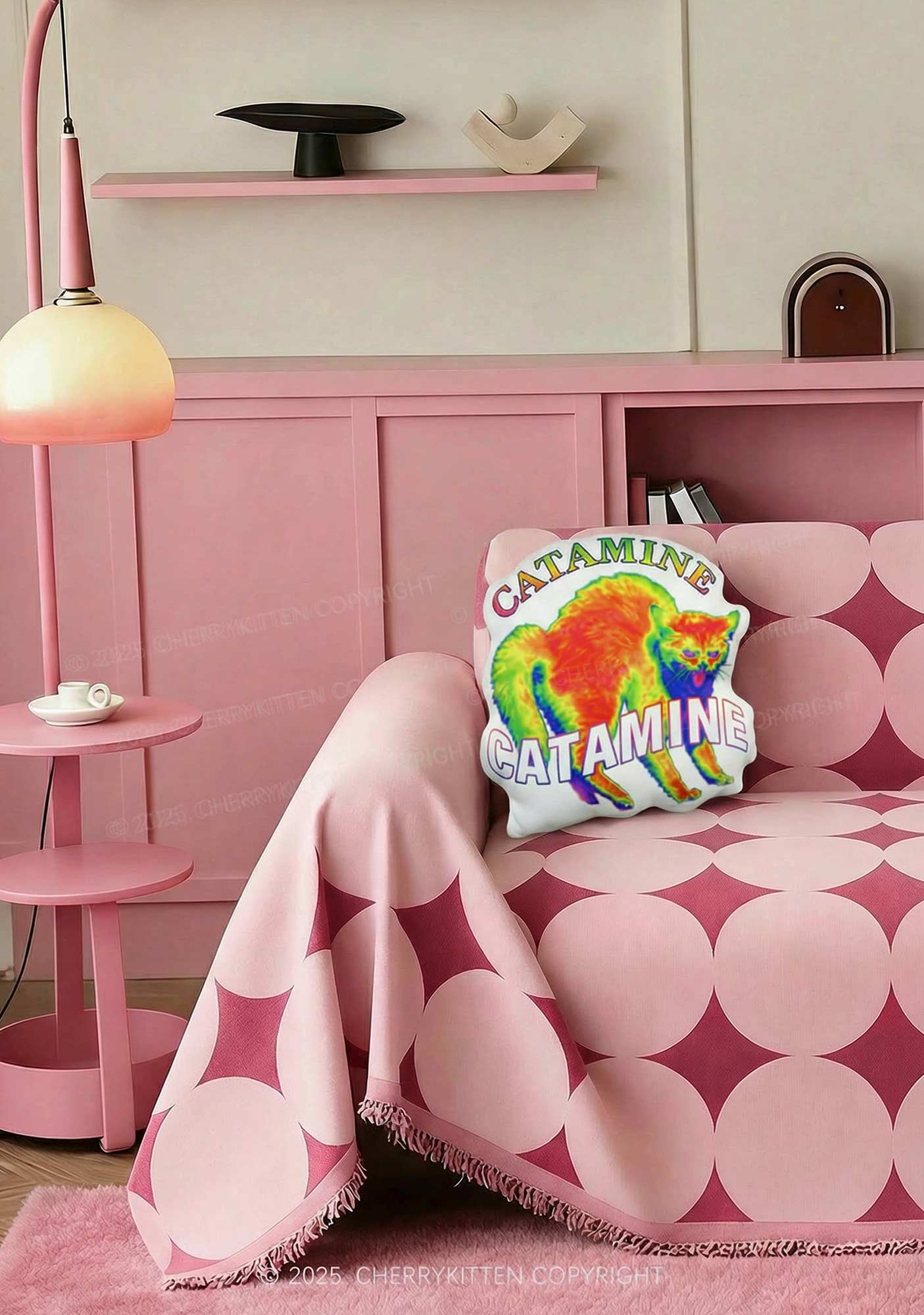 Thermal Cat Y2K Ugly Pillow Cherrykitten - Image 2