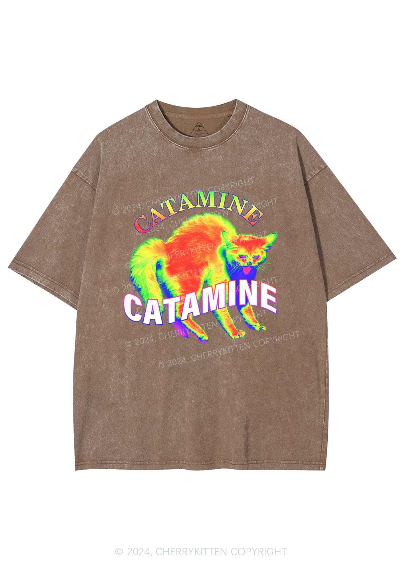 Thermal Cat Y2K Washed Tee Cherrykitten - Image 7
