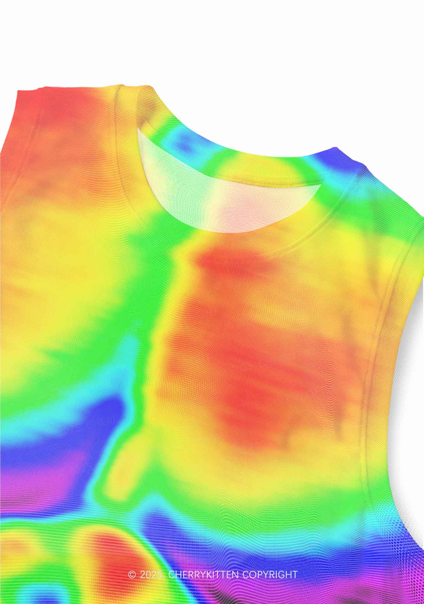 Thermal Vision Y2K Mesh Muscle Tank Cherrykitten - Image 2