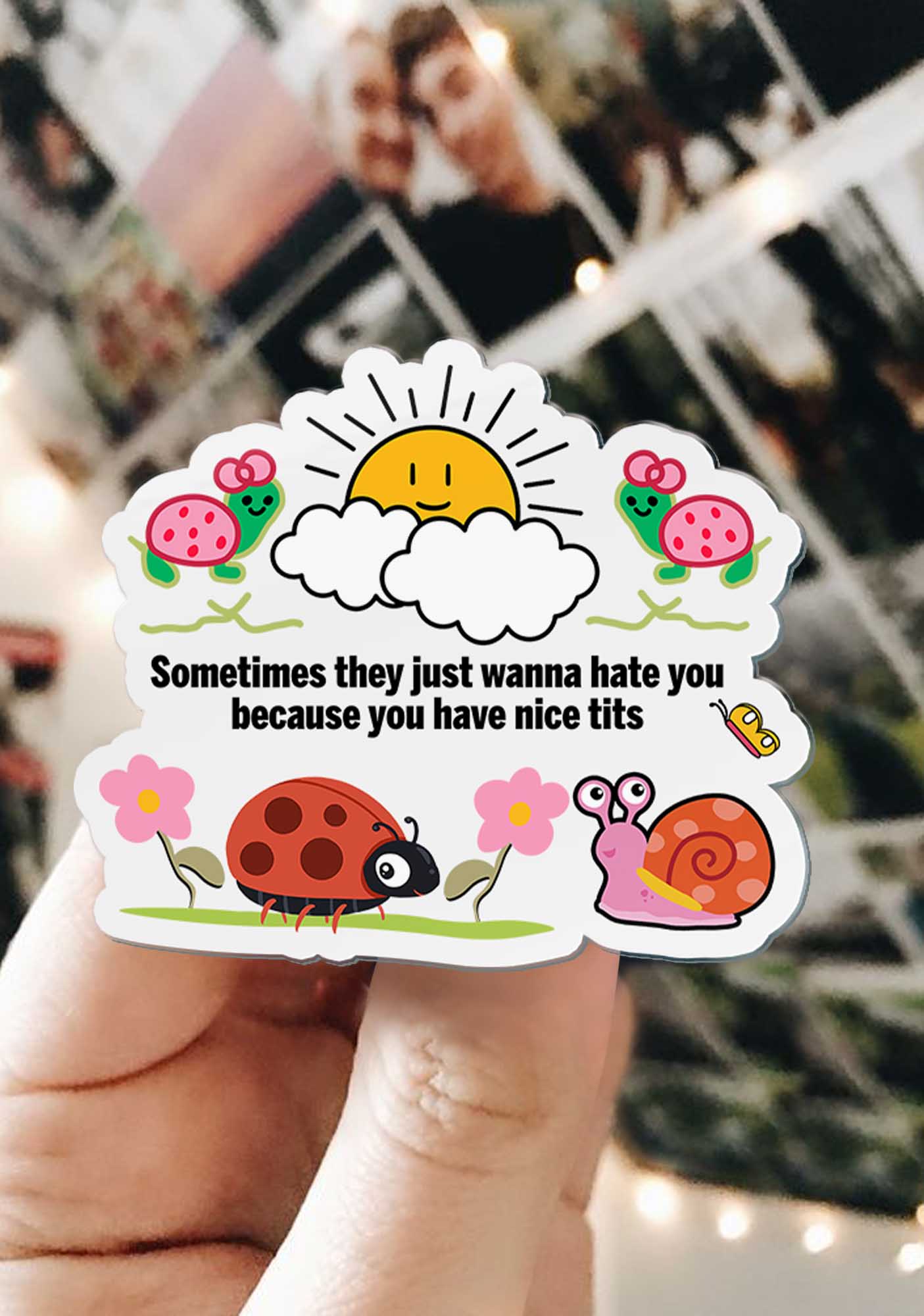 They Just Hate You 1Pc Y2K Pin Cherrykitten - Image 3