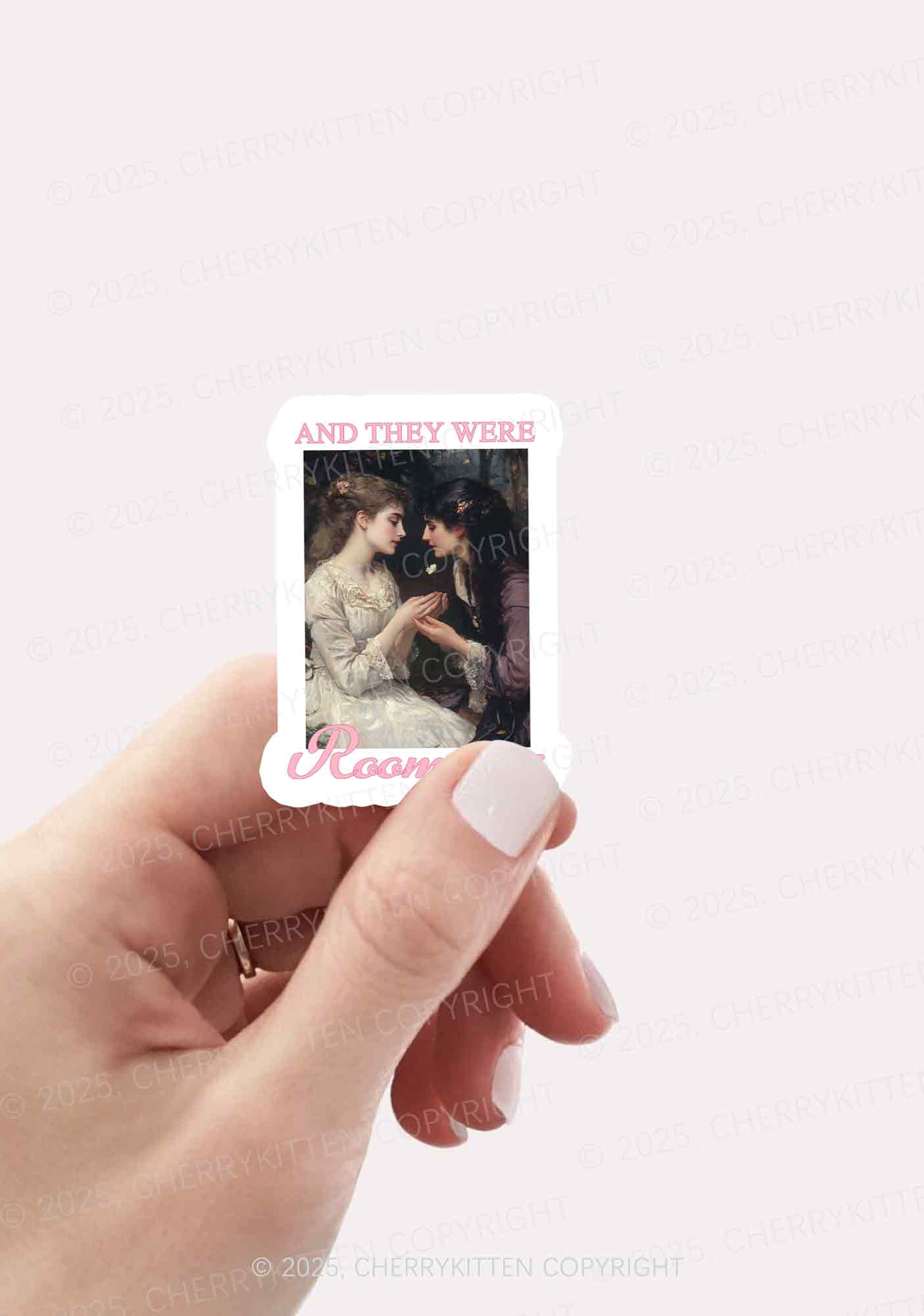 They Were Roomates Pride 1Pc Y2K Sticker Cherrykitten - Image 2