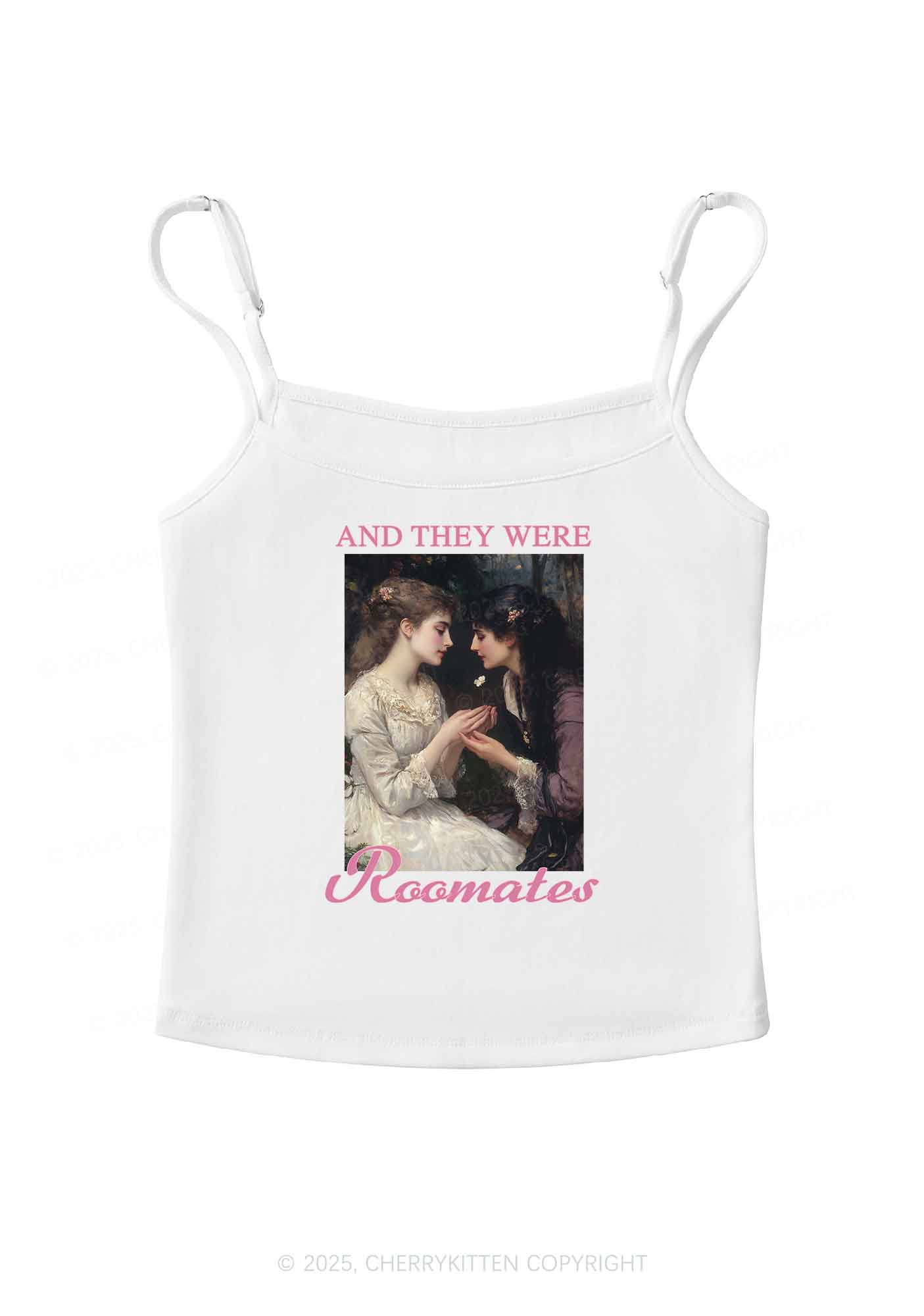 They Were Roomates Pride Y2K Spaghetti Strap Cami Cherrykitten - Image 2