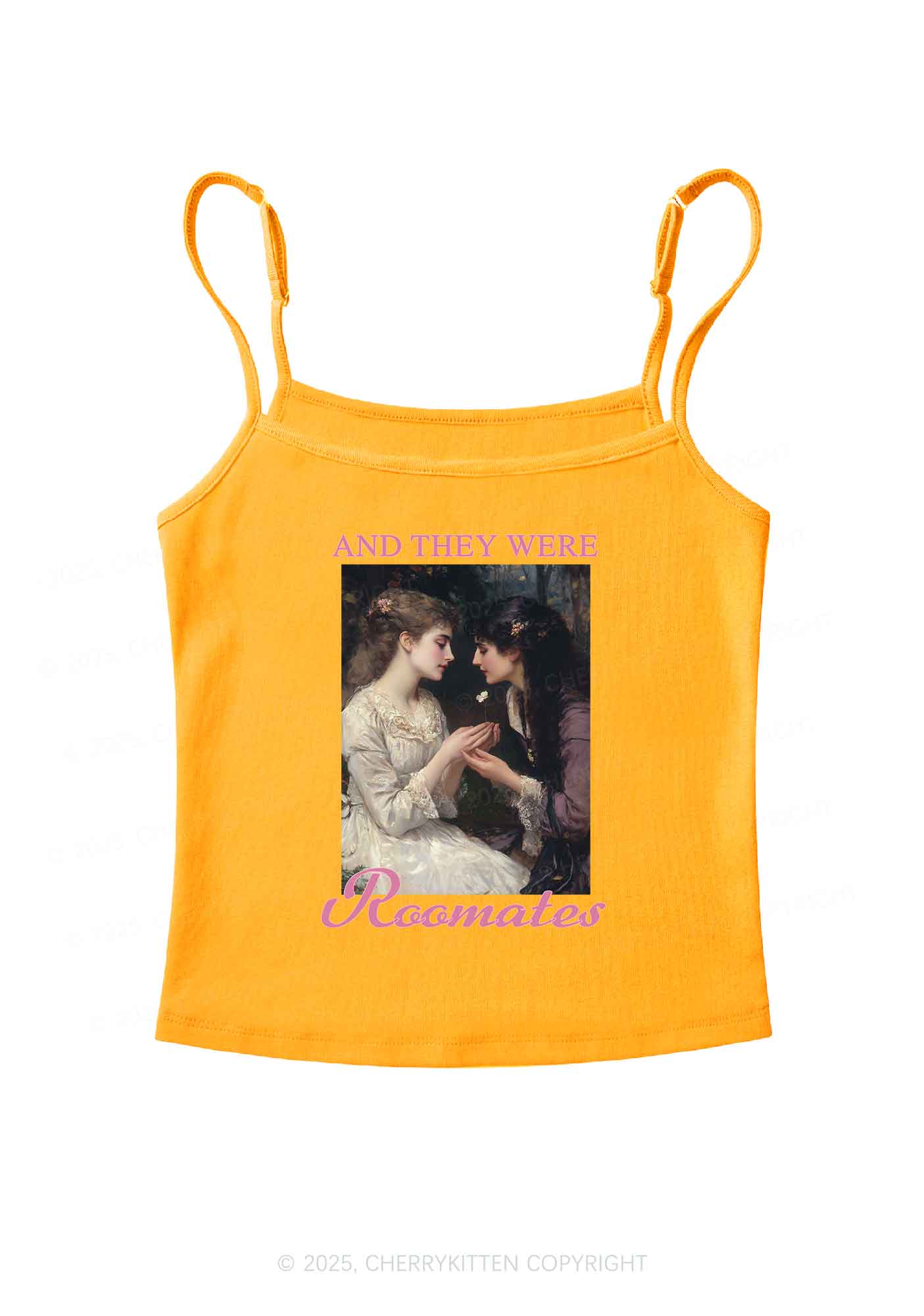 They Were Roomates Pride Y2K Spaghetti Strap Cami Cherrykitten - Image 6
