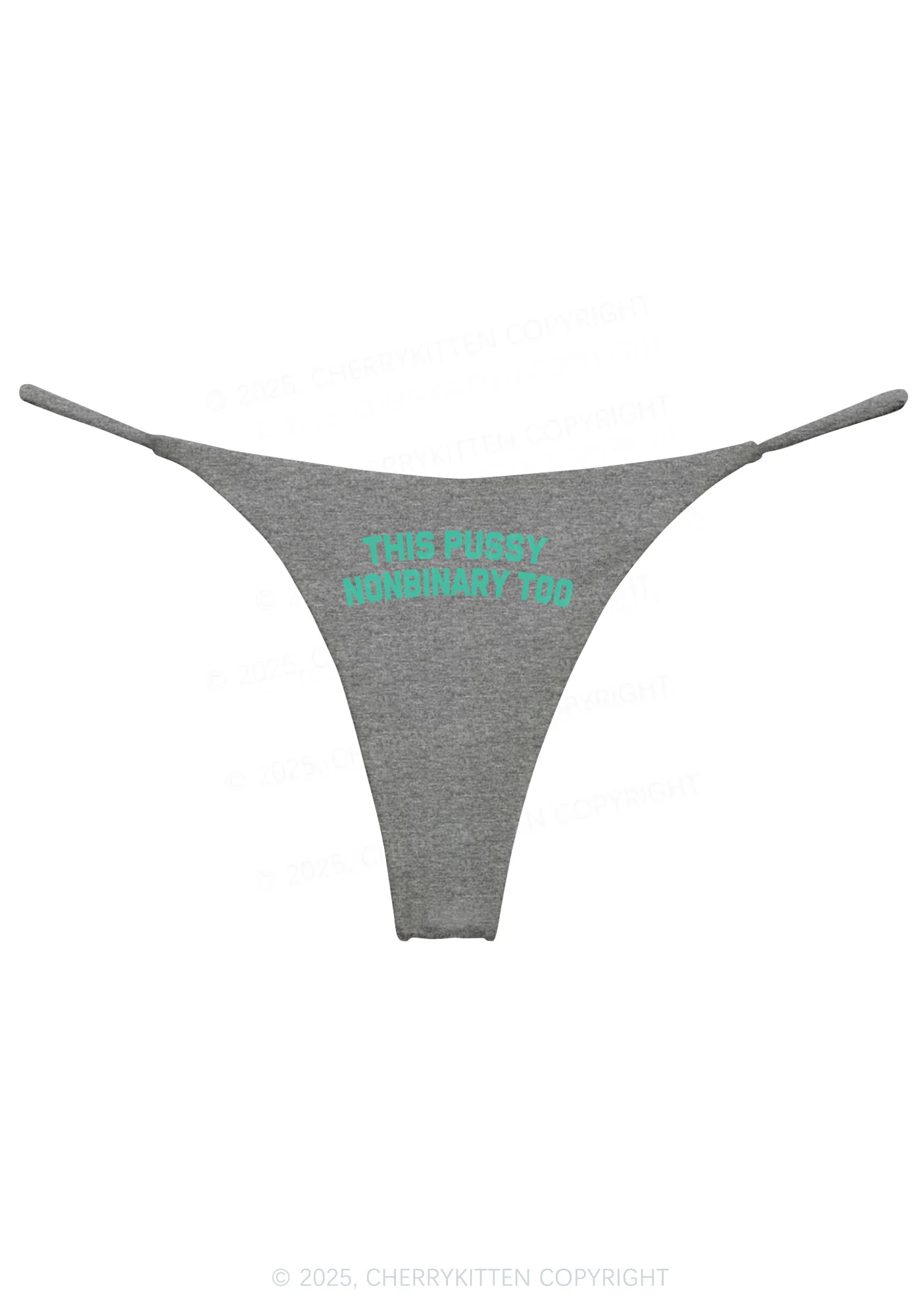This Puxxy Nonbinary Too Pride Y2K Bikini String Thong Cherrykitten - Image 9