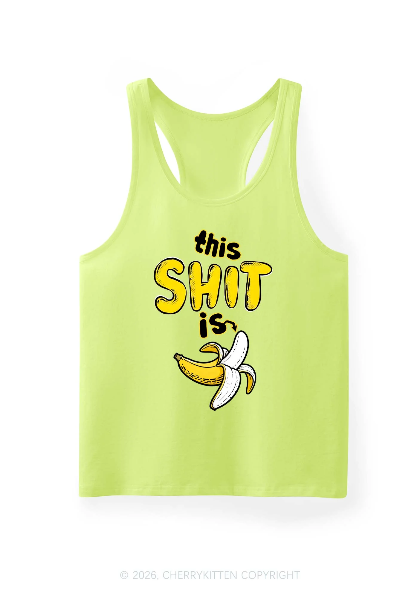 This Shxt Is Banana Y2K Men Racerback Tank Top Cherrykitten - Image 11