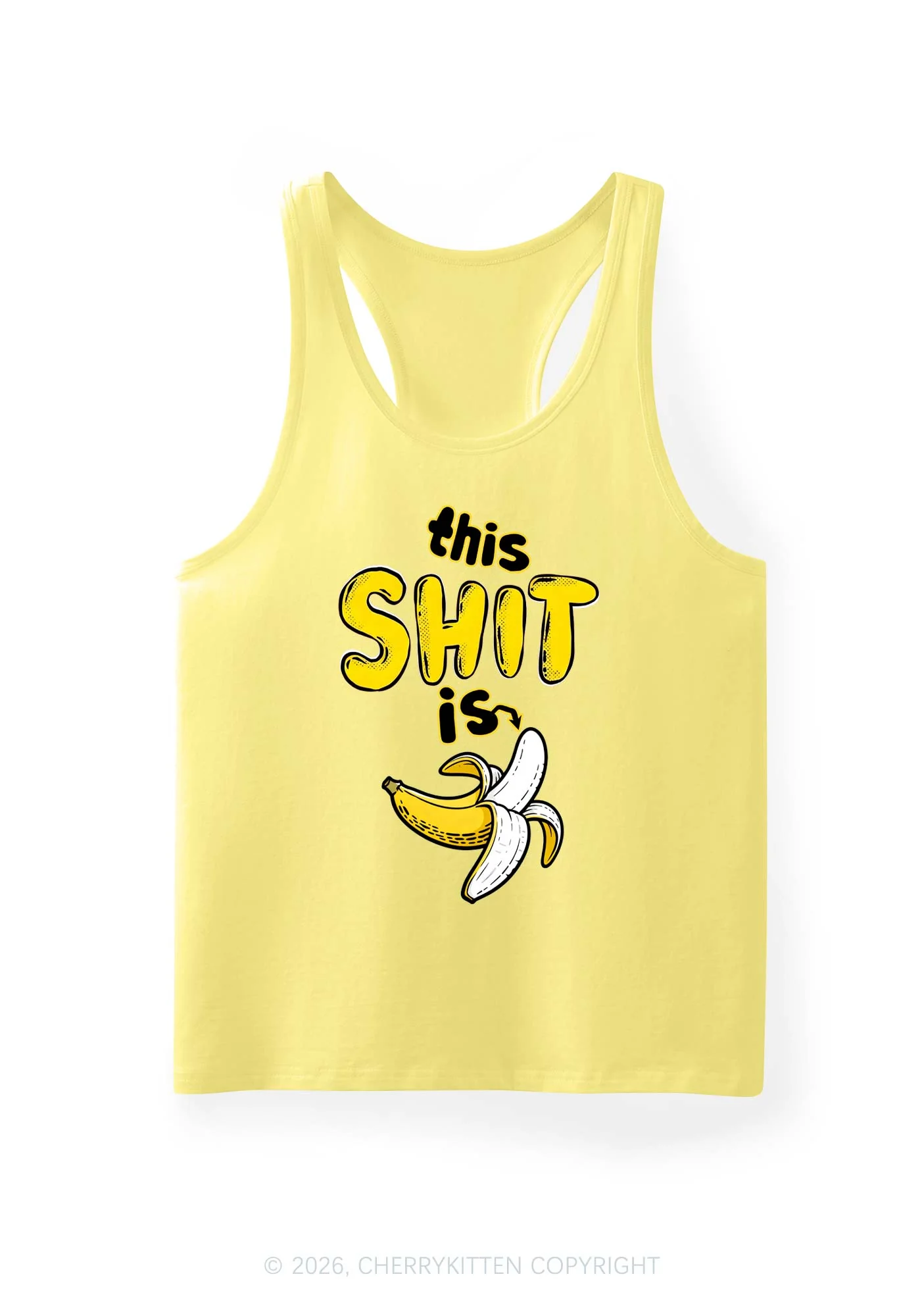 This Shxt Is Banana Y2K Men Racerback Tank Top Cherrykitten - Image 12