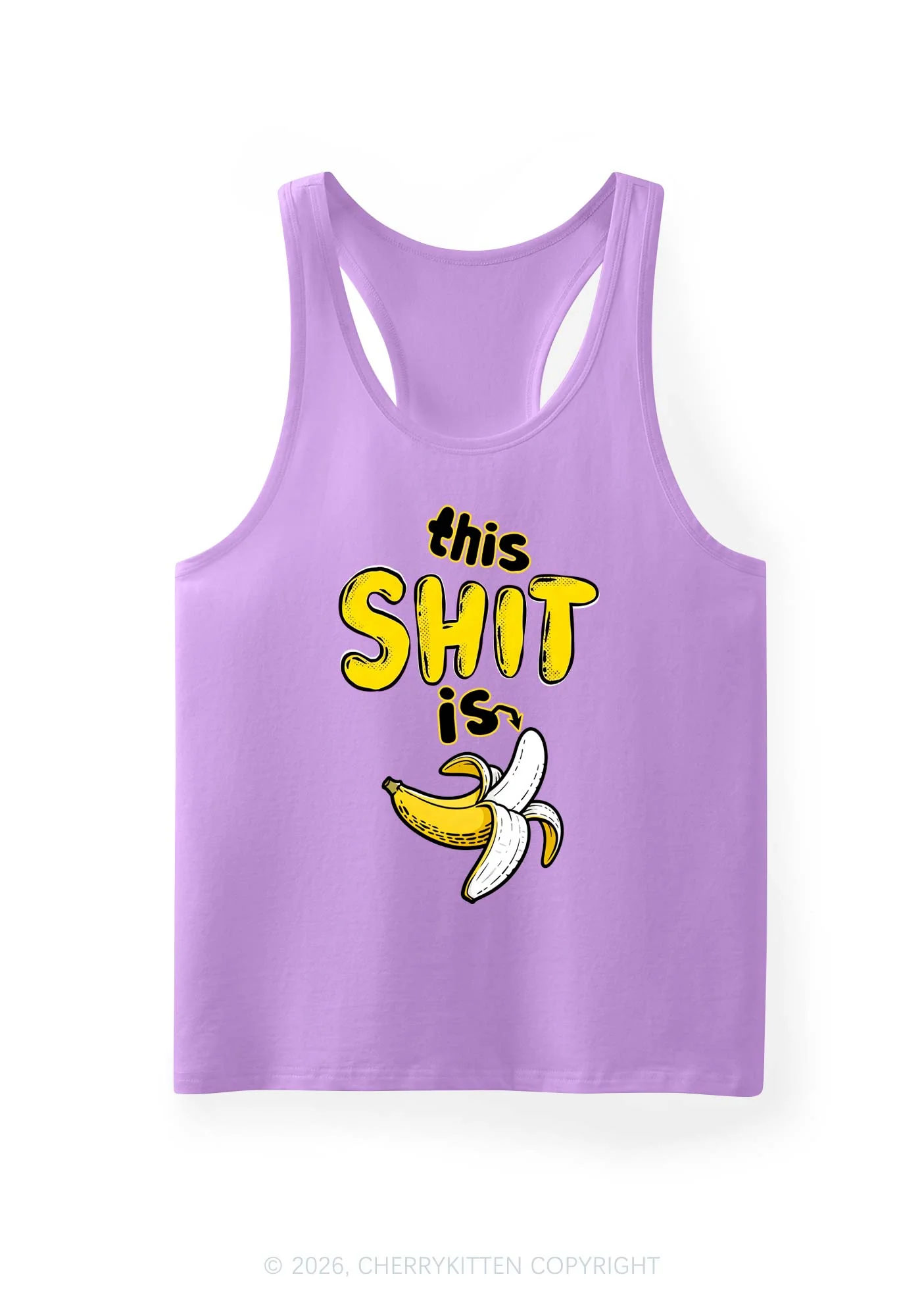 This Shxt Is Banana Y2K Men Racerback Tank Top Cherrykitten - Image 9