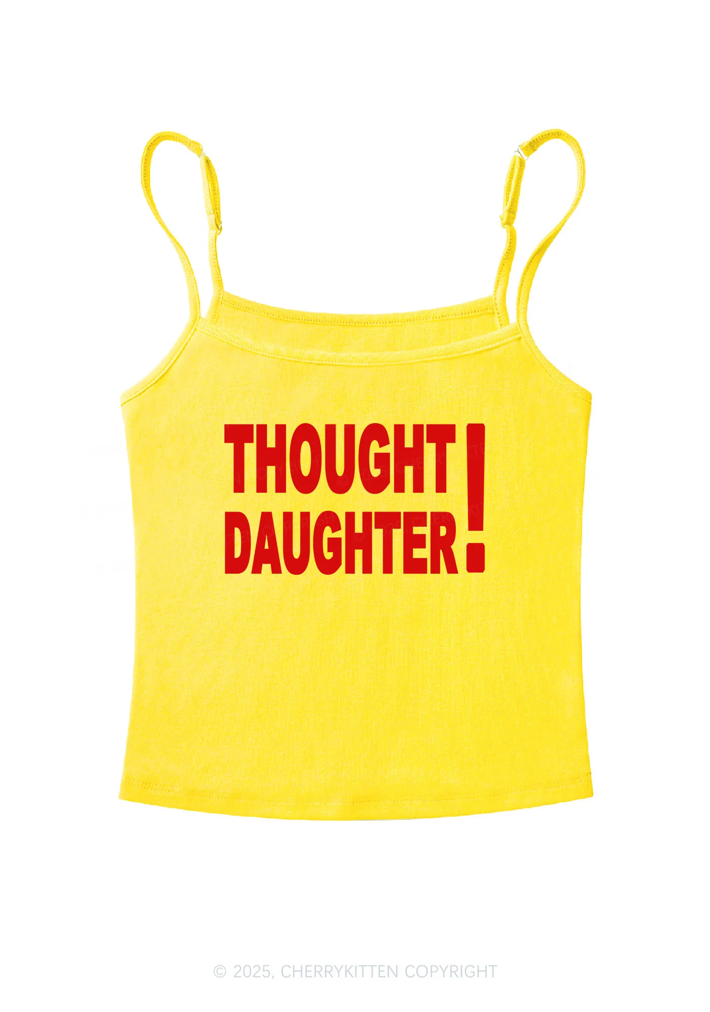 Thought Daughter Y2K Spaghetti Strap Cami Cherrykitten - Image 4