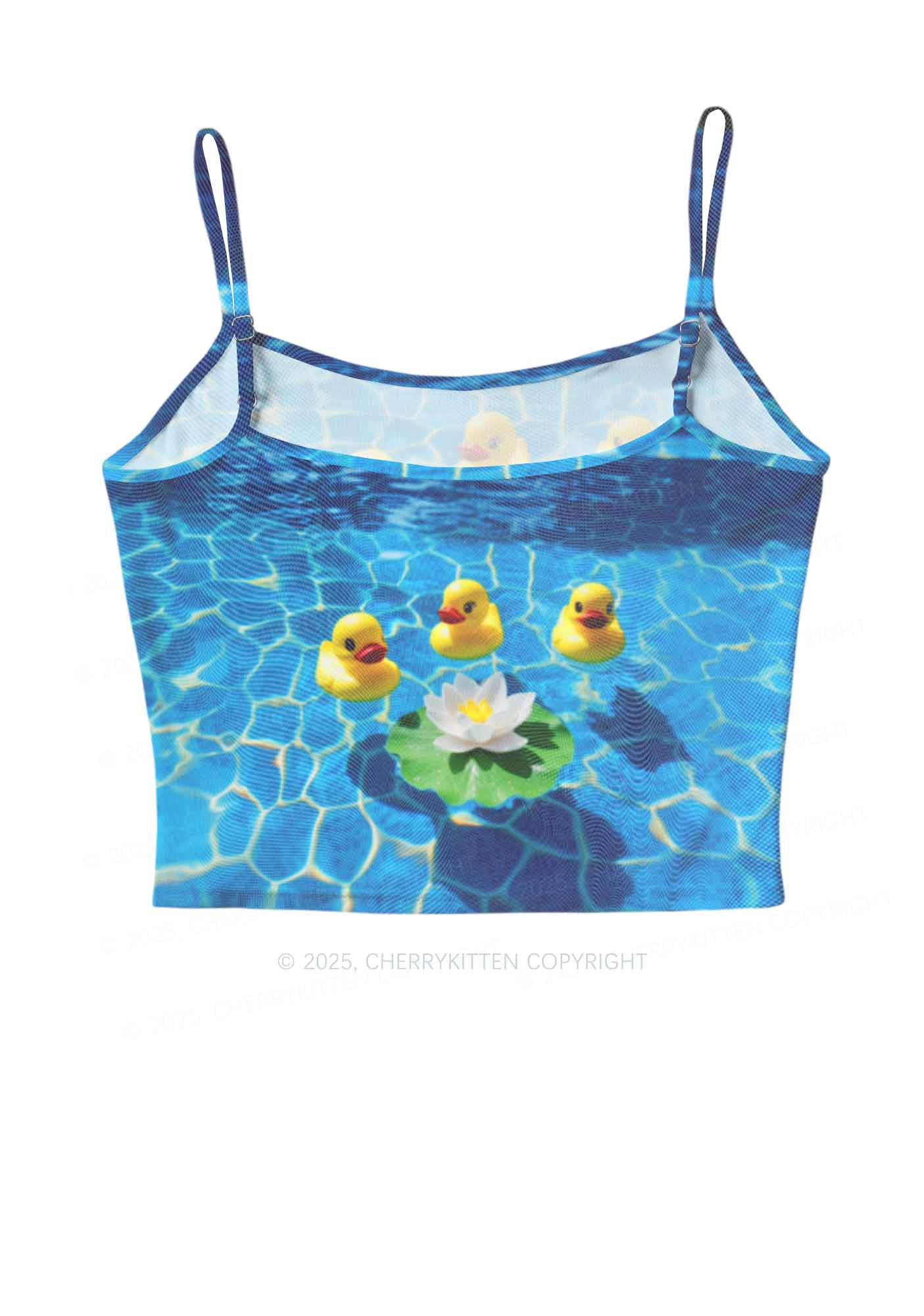 Three Ducks And Lily Y2K Mesh Cami Tank Cherrykitten - Image 3