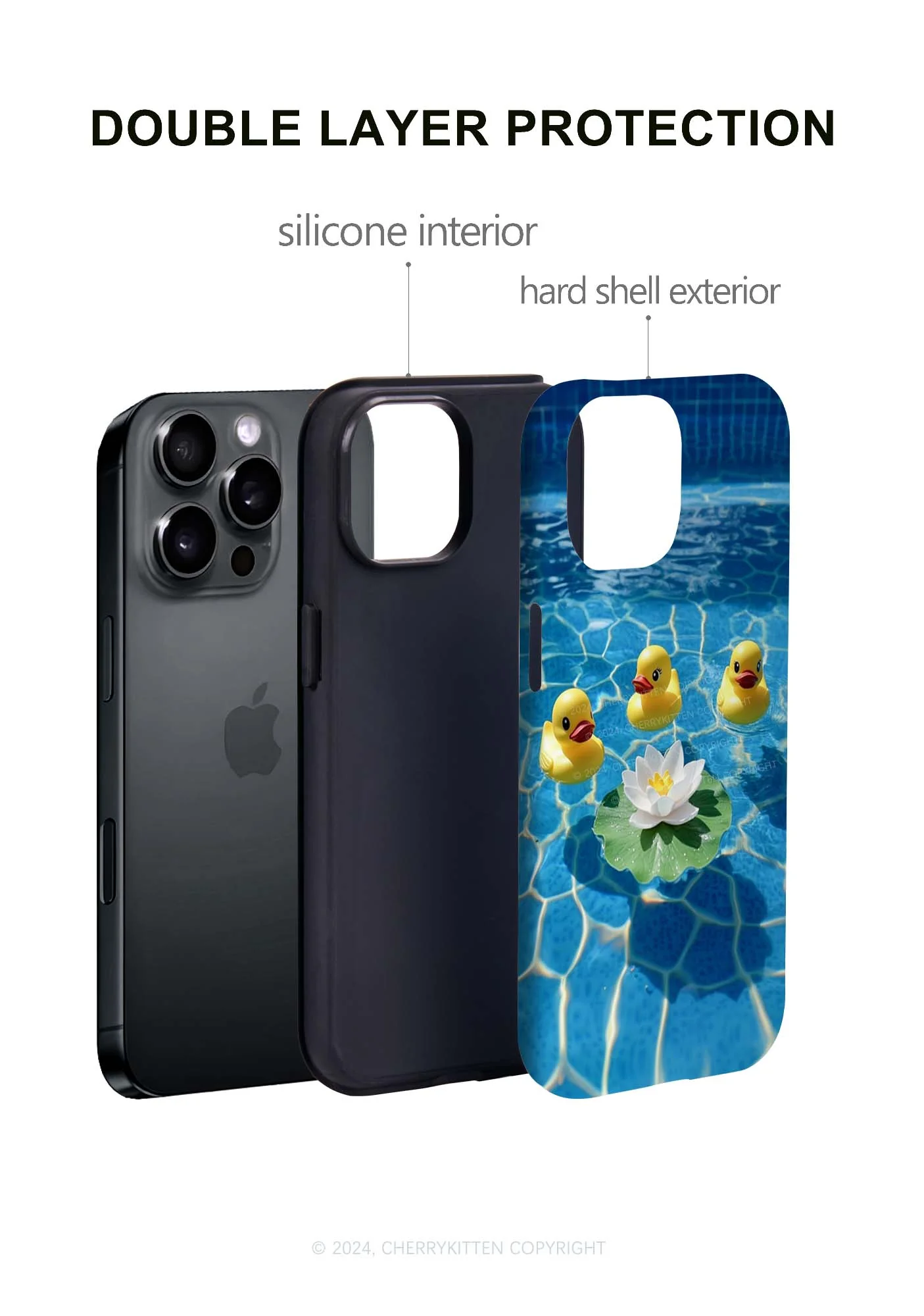 Three Ducks And Lily Y2K Phone Case Cherrykitten - Image 4