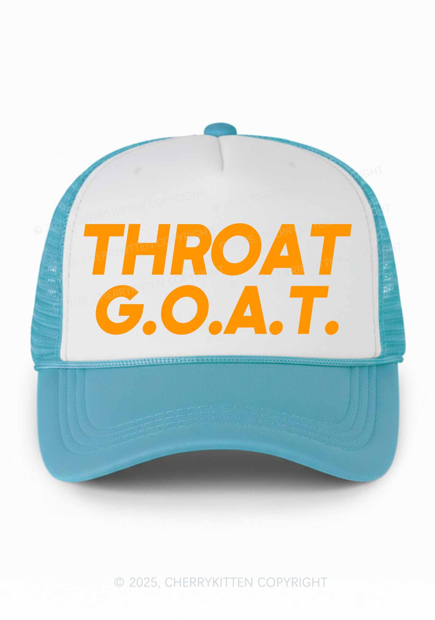 Throat Goat Y2K Colorblock Trucker Hat Cherrykitten - Image 5