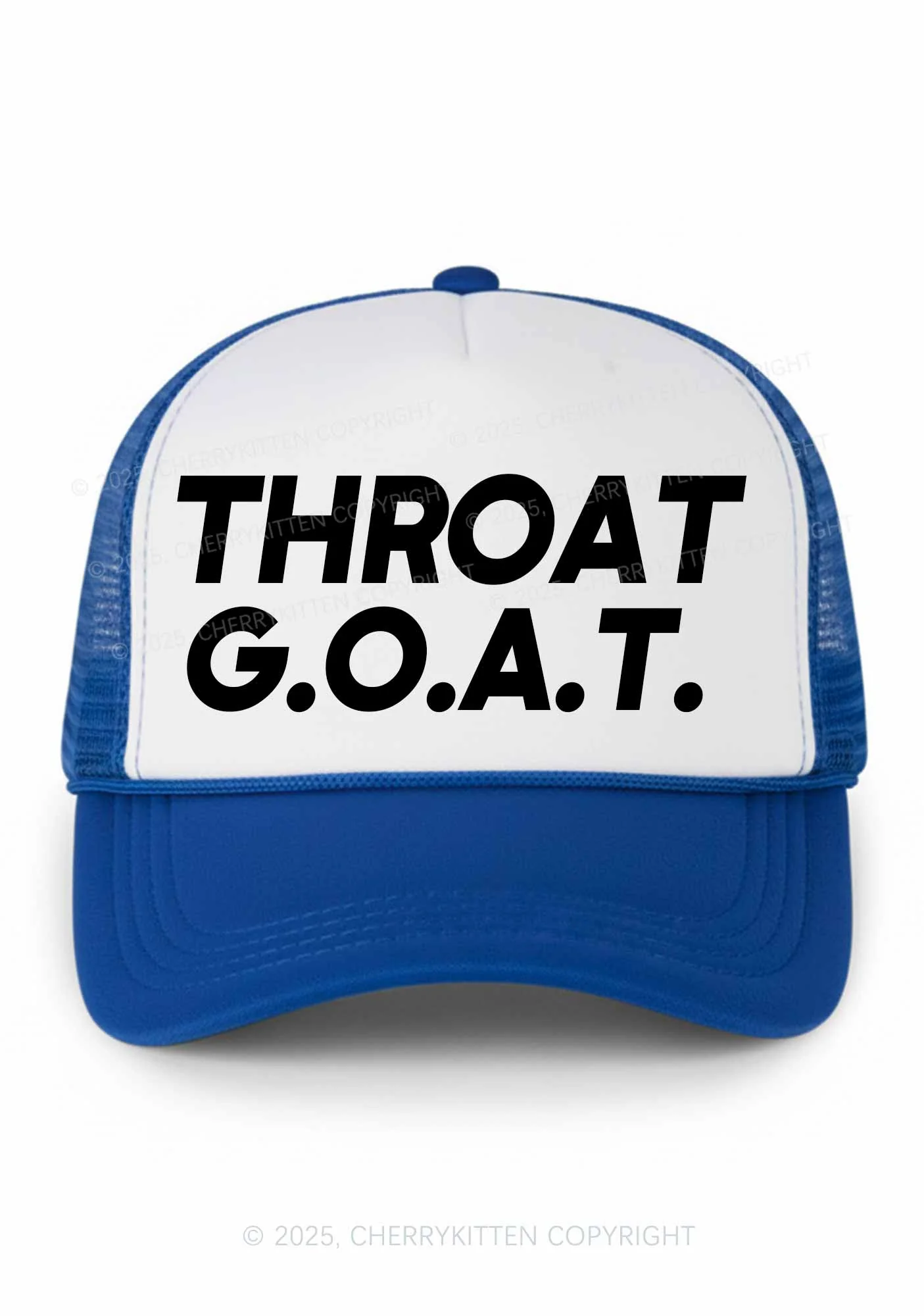 Throat Goat Y2K Colorblock Trucker Hat Cherrykitten - Image 7