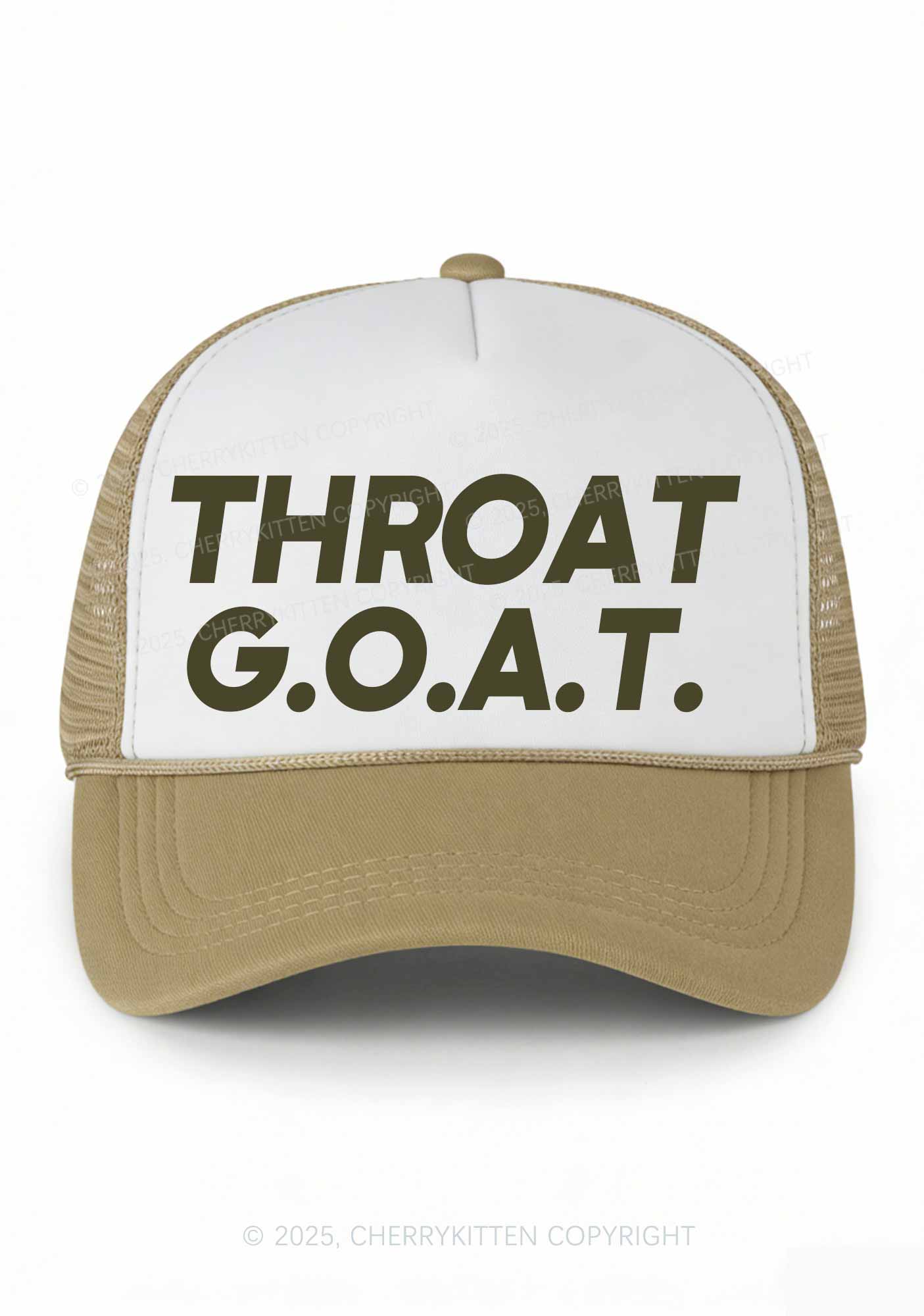 Throat Goat Y2K Colorblock Trucker Hat Cherrykitten - Image 8