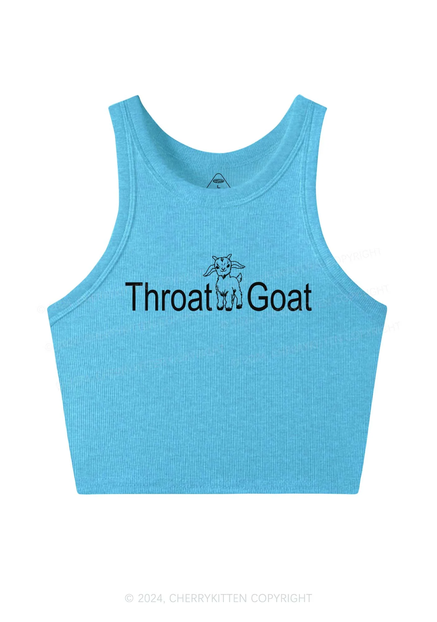 Throat Goat Y2K Crop Tank Top Cherrykitten - Image 5