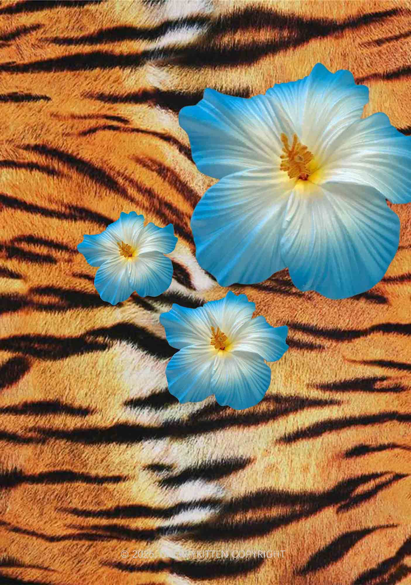 Tiger With Flowers Y2K Mesh Cami Tank Cherrykitten - Image 2