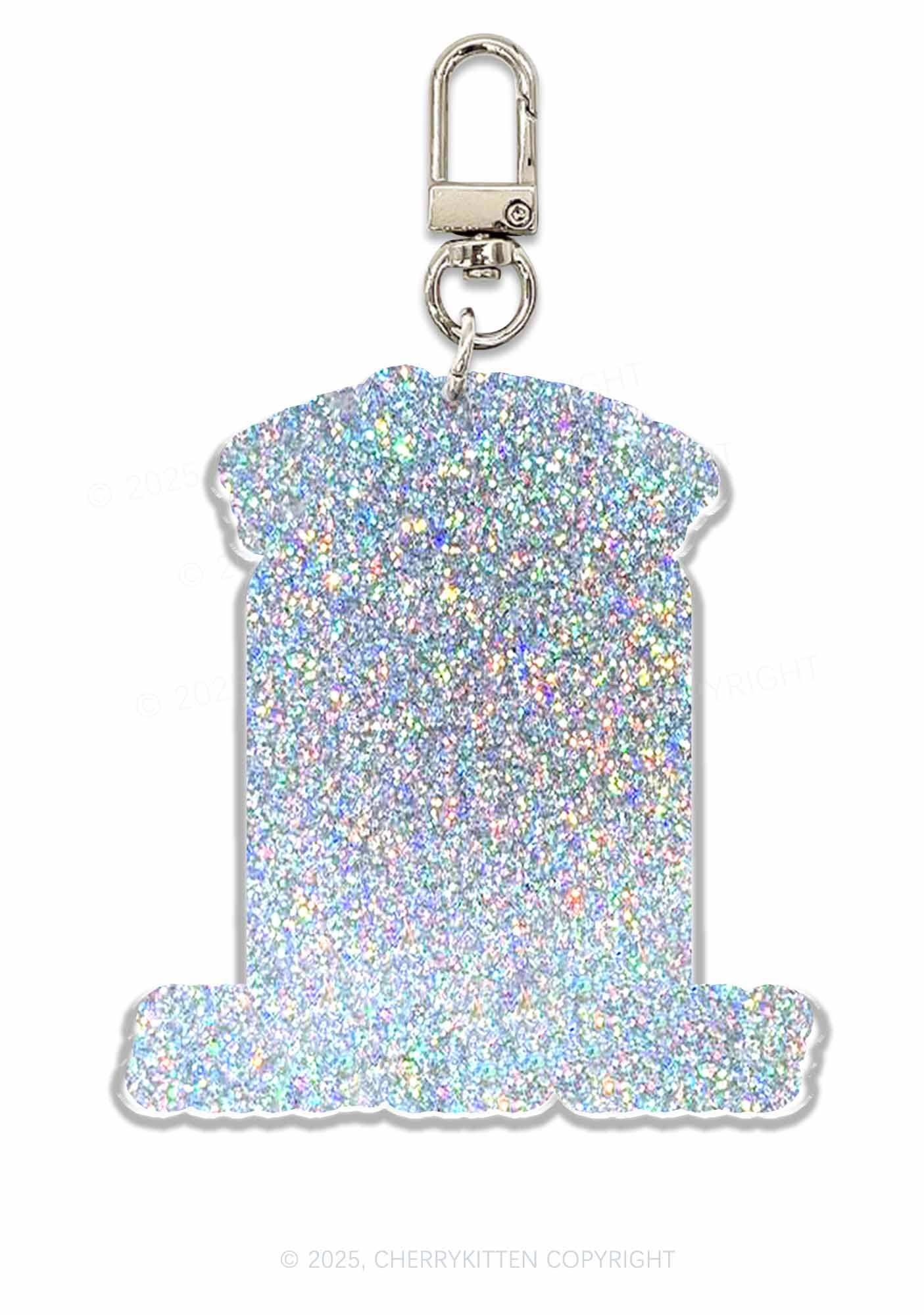 Tism Rizz Frog 1Pc Y2K Glitter Keychain Cherrykitten - Image 2