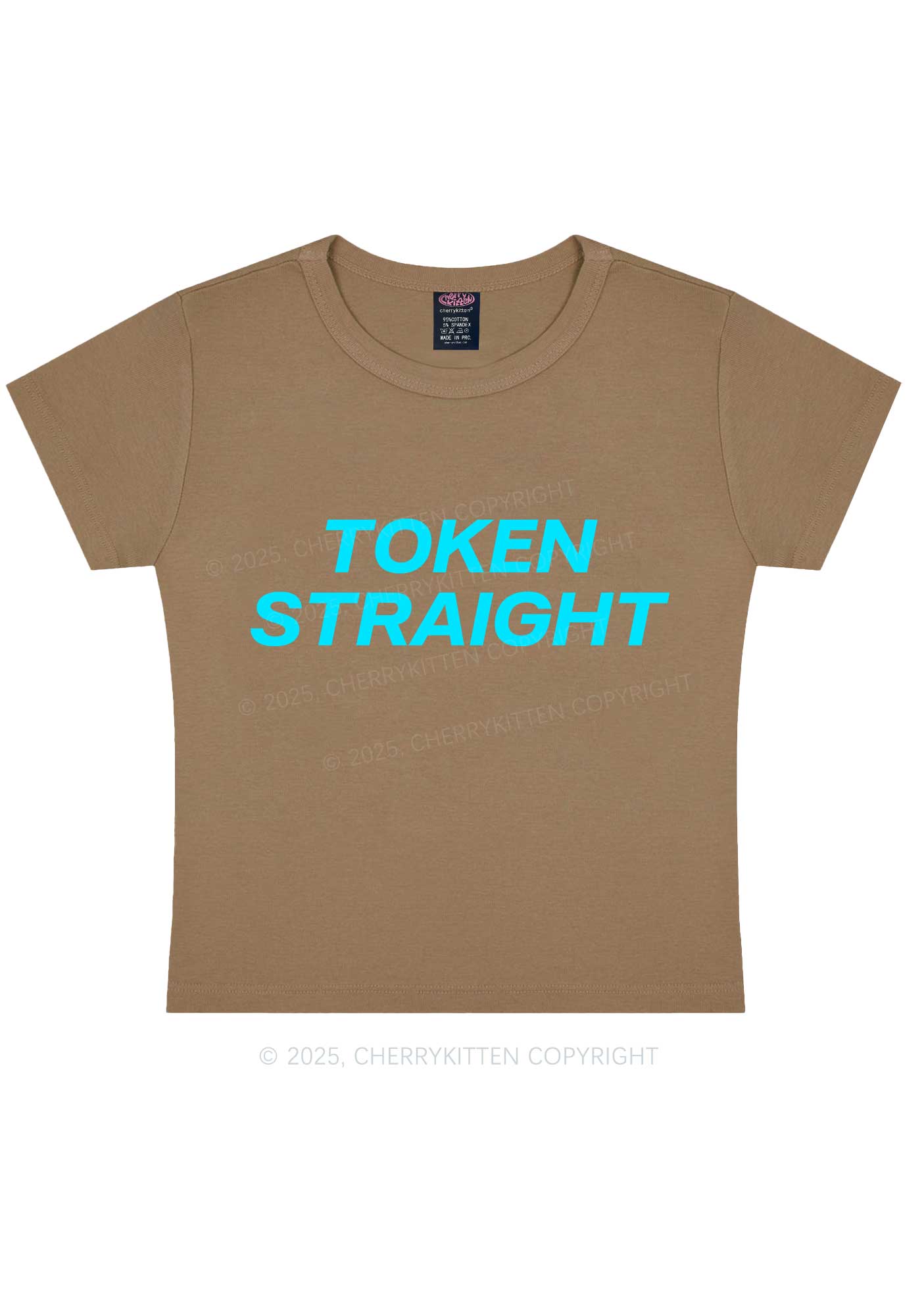 Token Straight Pride Y2K Baby Tee Cherrykitten - Image 11