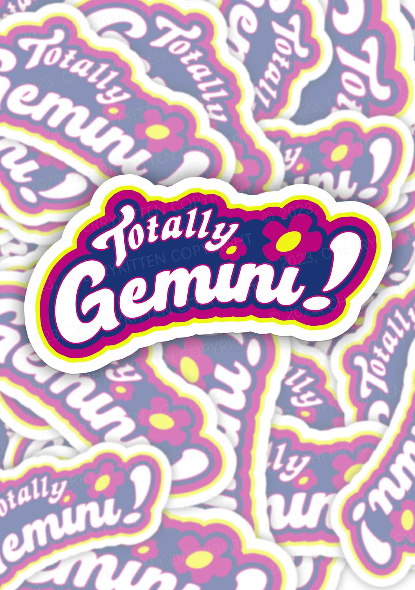 Totally Custom Zodiac 1Pc Y2K Sticker Cherrykitten - Image 6