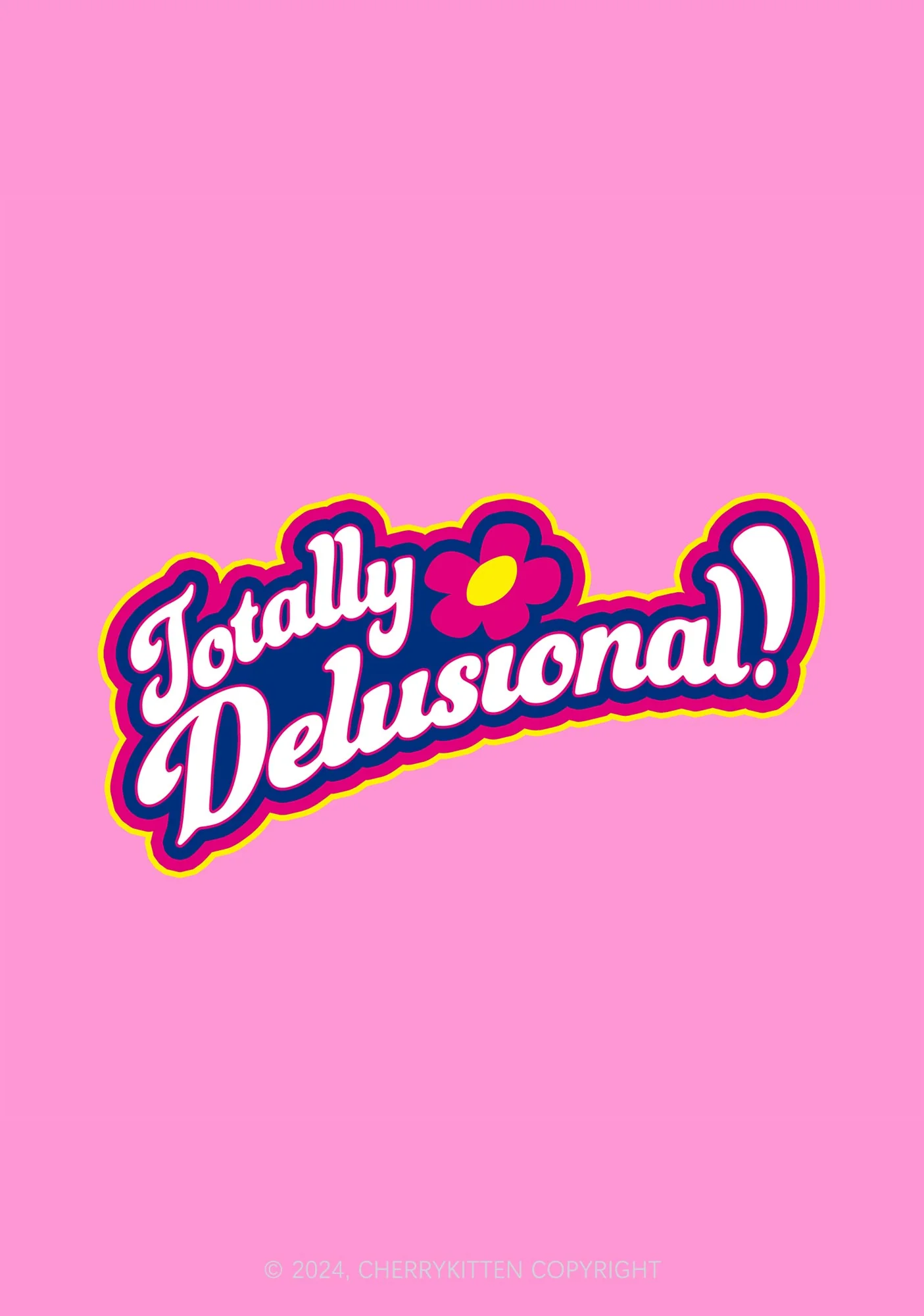 Totally Delusional 1Pc Y2K Pin Badge Cherrykitten - Image 2