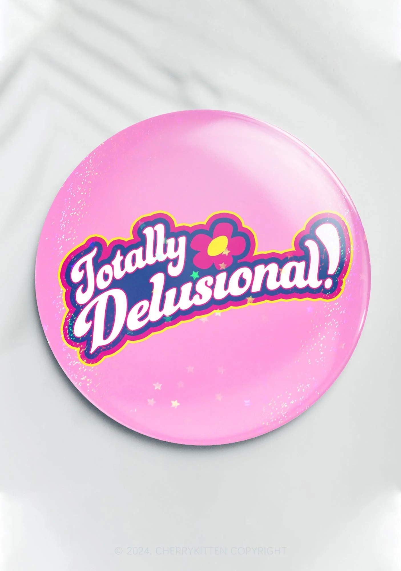 Totally Delusional 1Pc Y2K Pin Badge Cherrykitten - Image 6